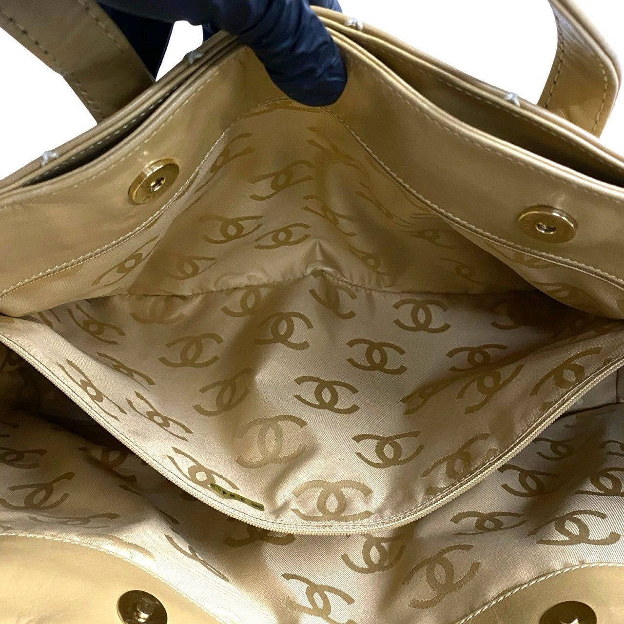 Chanel Chanel Tote Bag Yellow Leather Size ONE SIZE - 9 Thumbnail