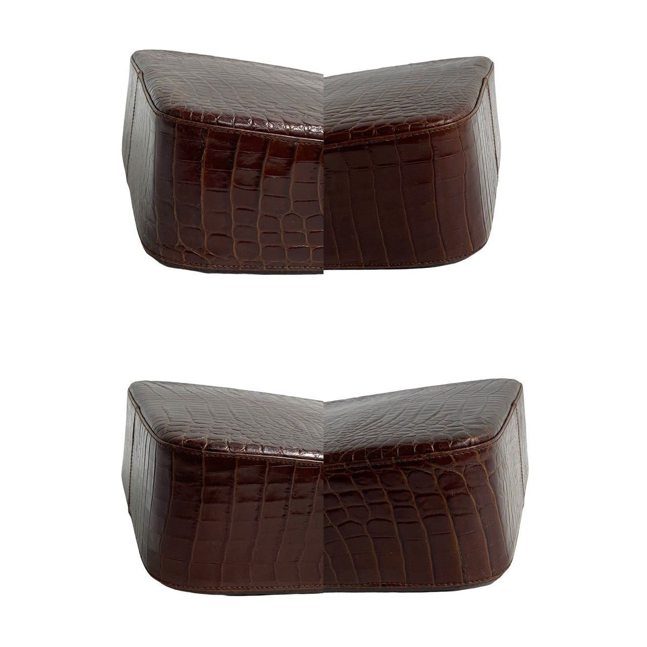 Salvatore Ferragamo Salvatore Ferragamo Shoulder Bag Brown Leather Size ONE SIZE - 7 Thumbnail