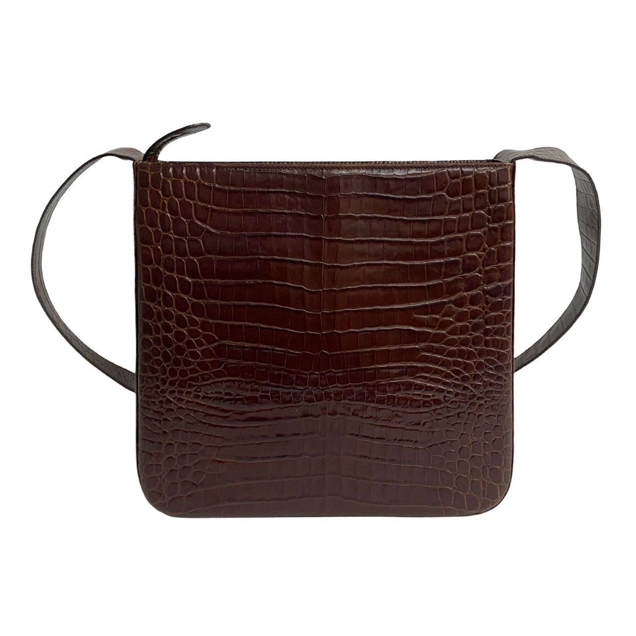 Salvatore Ferragamo Salvatore Ferragamo Shoulder Bag Brown Leather Size ONE SIZE - 4 Thumbnail