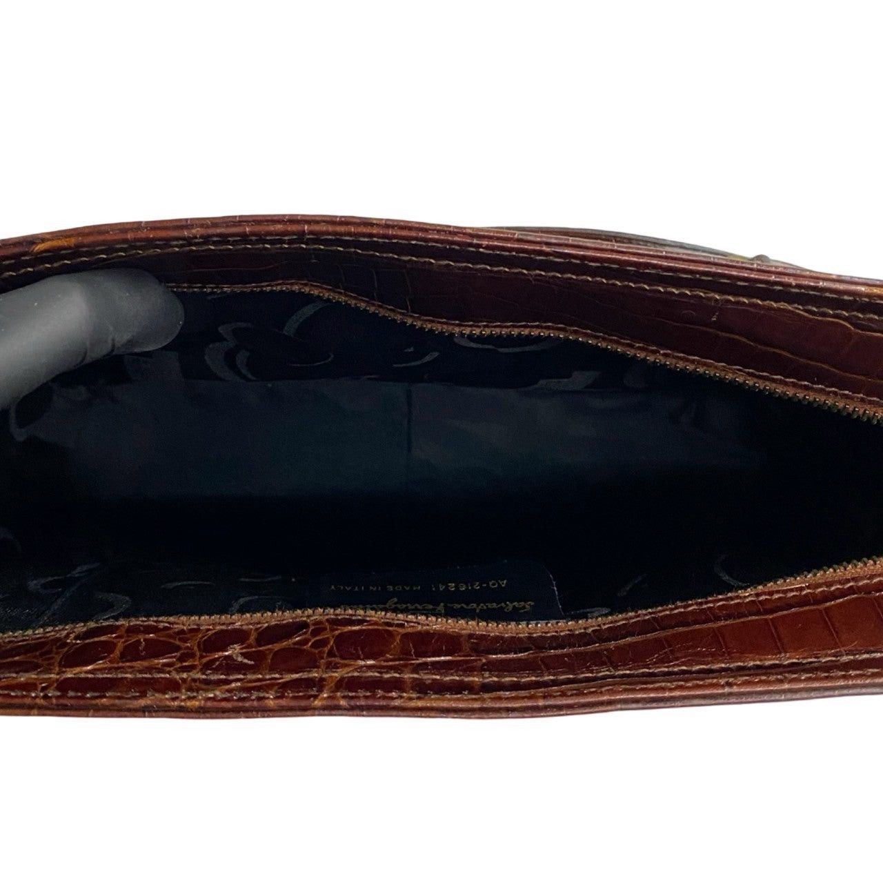 Salvatore Ferragamo Salvatore Ferragamo Shoulder Bag Brown Leather Size ONE SIZE - 8 Thumbnail