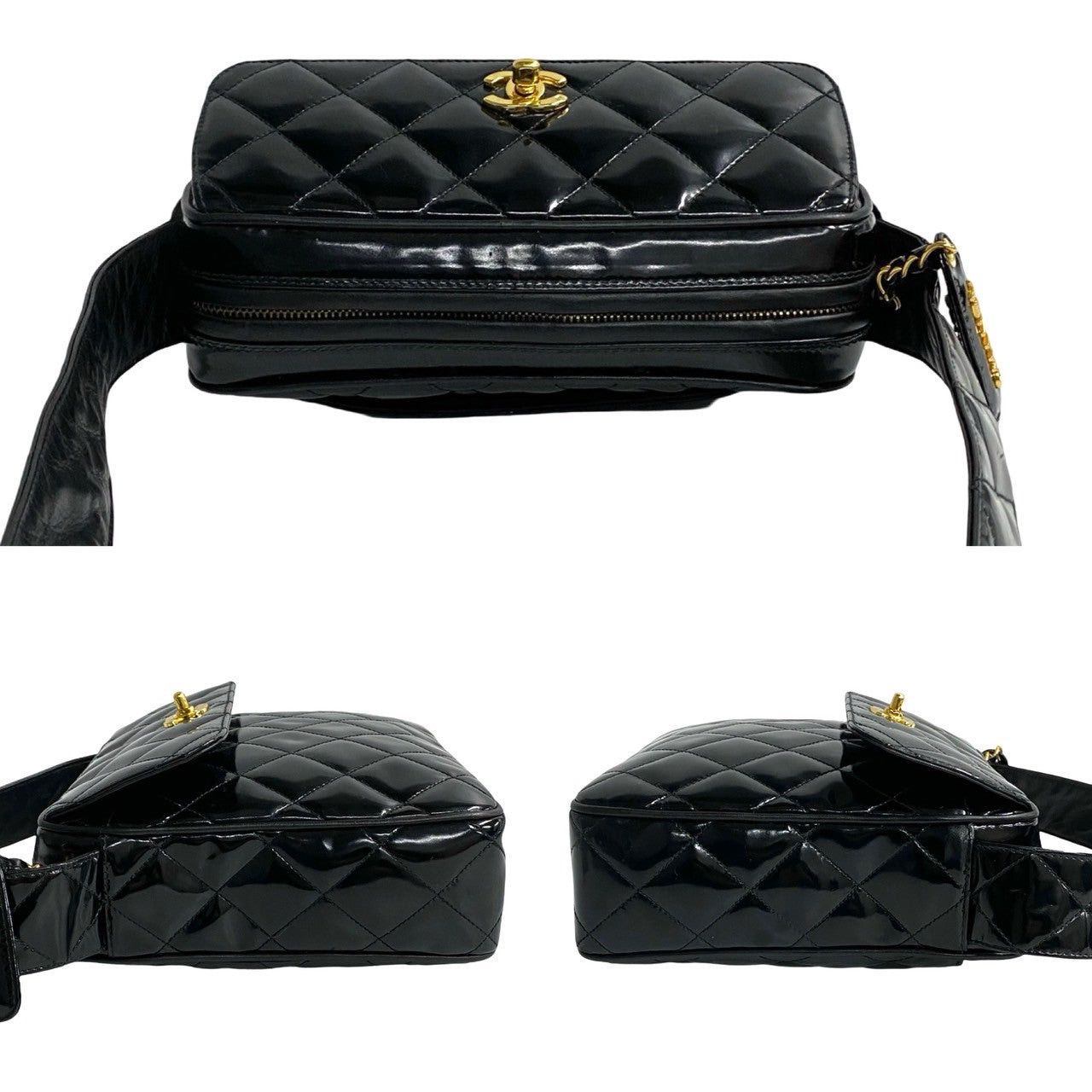 Chanel Chanel Shoulder Bag Black Leather Size ONE SIZE - 5 Thumbnail