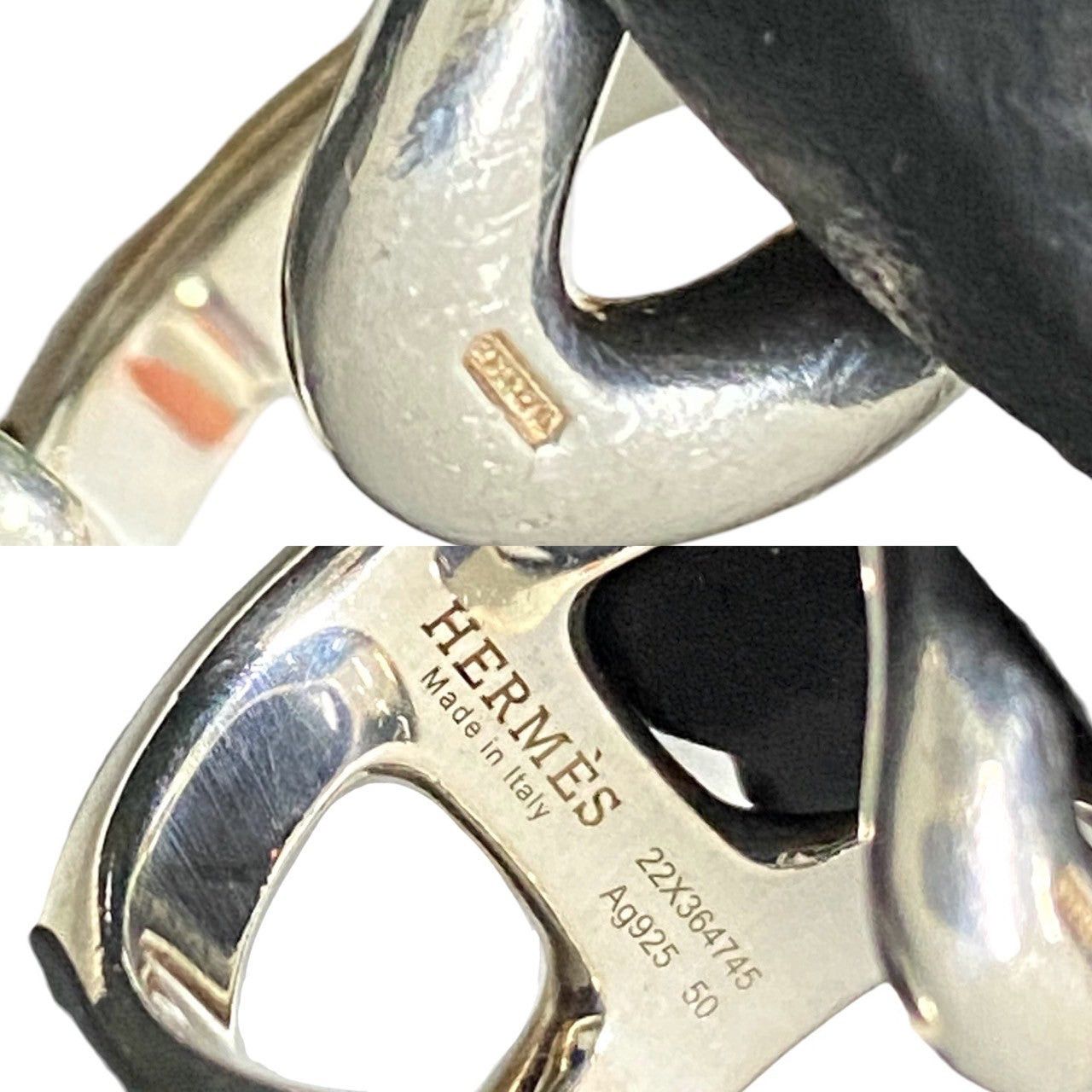 Hermes Hermes Ring Silver Silver Size ONE SIZE - 2 Thumbnail