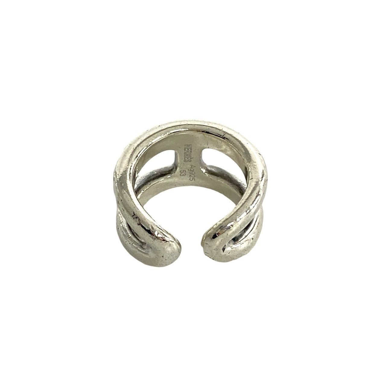 Hermes Hermes Ring Silver Silver Size ONE SIZE - 3 Thumbnail