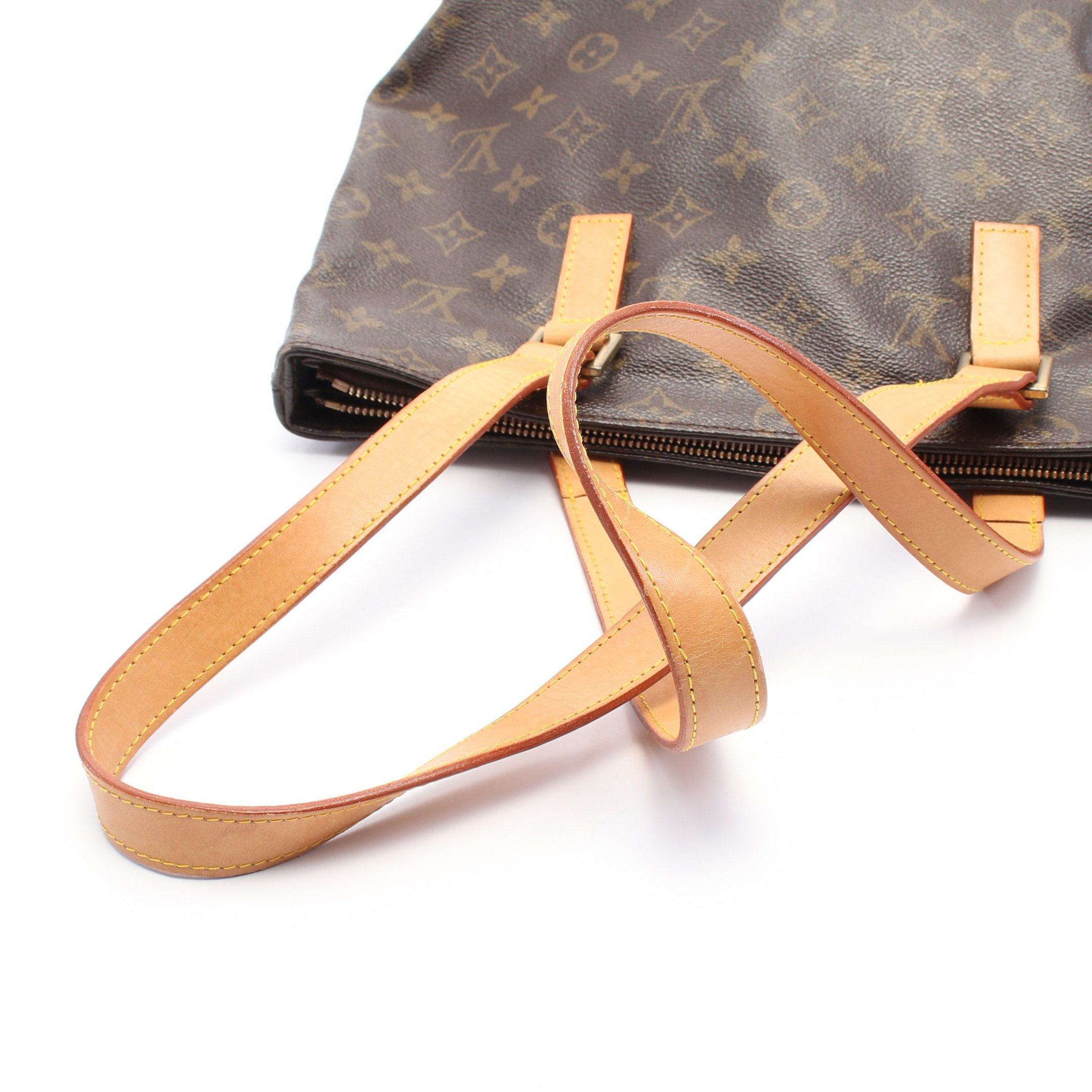 Louis Vuitton Louis Vuitton Cabas Piano Monogram Shoulder Bag Leather Brown Size ONE SIZE - 8 Thumbnail