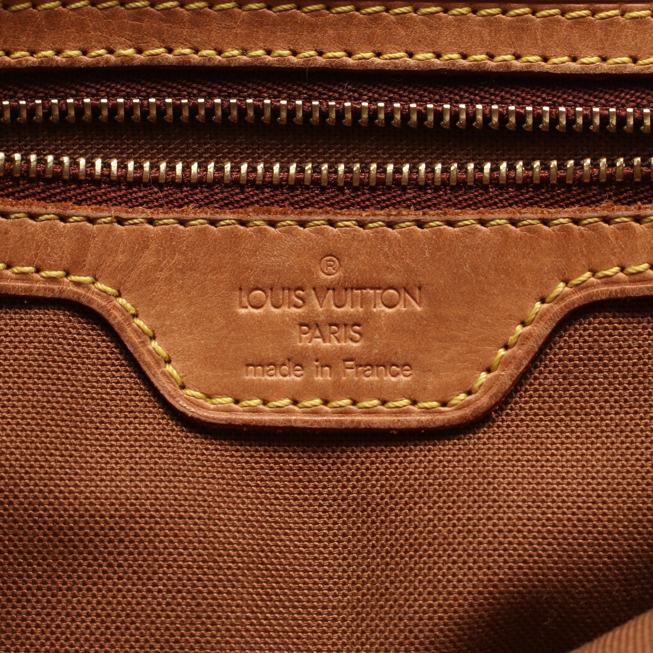 Louis Vuitton Louis Vuitton Cabas Piano Monogram Shoulder Bag Leather Brown Size ONE SIZE - 4 Thumbnail