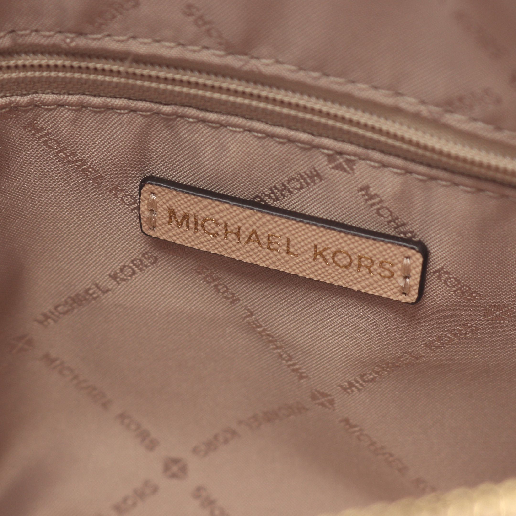 Michael Kors Michael Kors Emmy Chain Shoulder Bag Leather Beige Size ONE SIZE - 4 Thumbnail