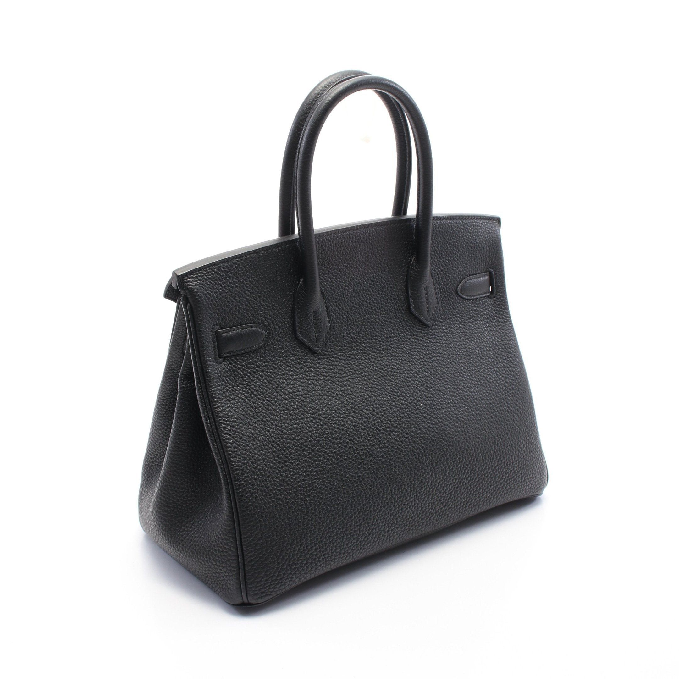 Hermes Hermes Birkin 30 Handbag Togo Black Pink Gold Hardware D Stamp Size ONE SIZE - 2 Thumbnail