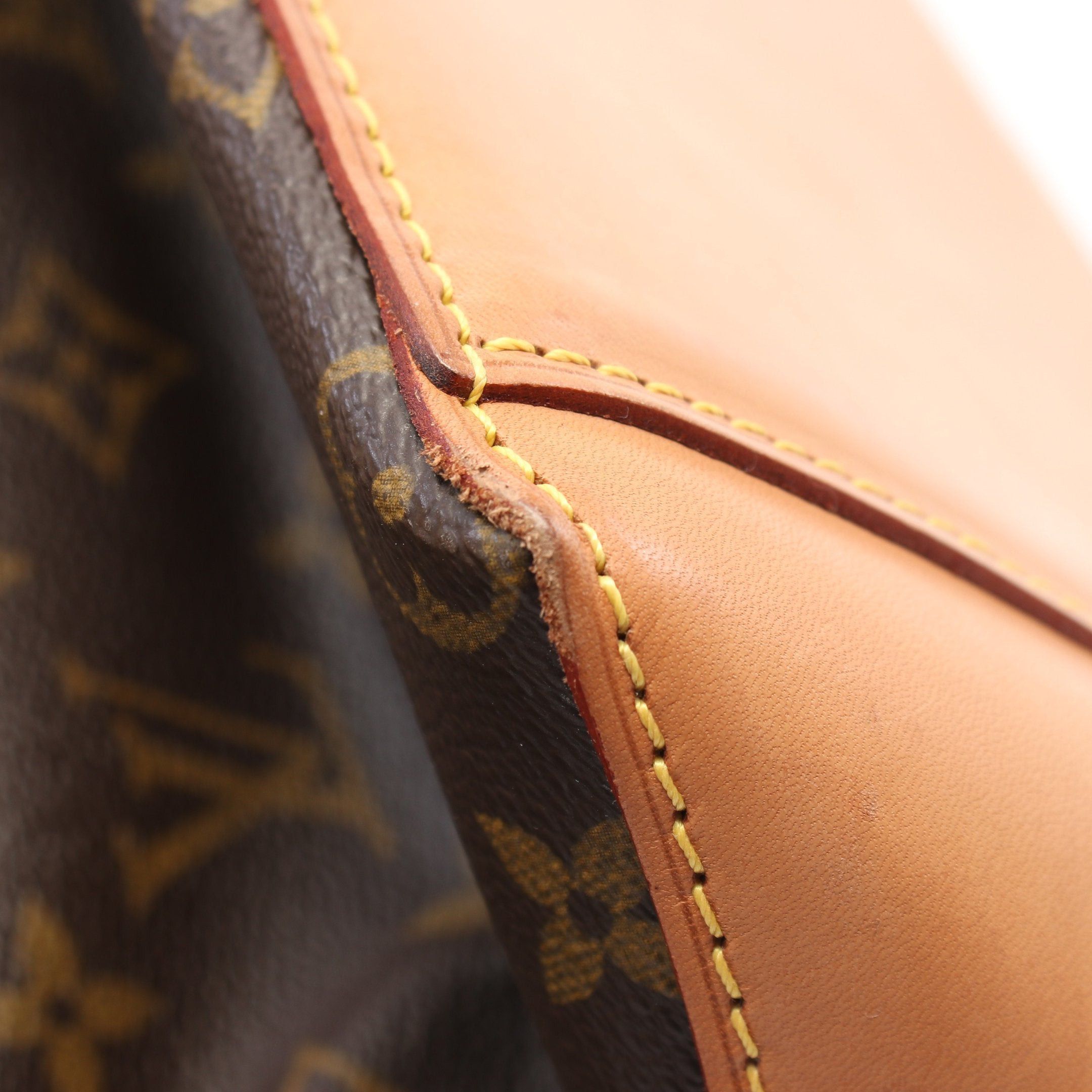 Louis Vuitton Louis Vuitton Kabamezo Monogram Shoulder Bag Tote Leather Brown Size ONE SIZE - 9 Thumbnail