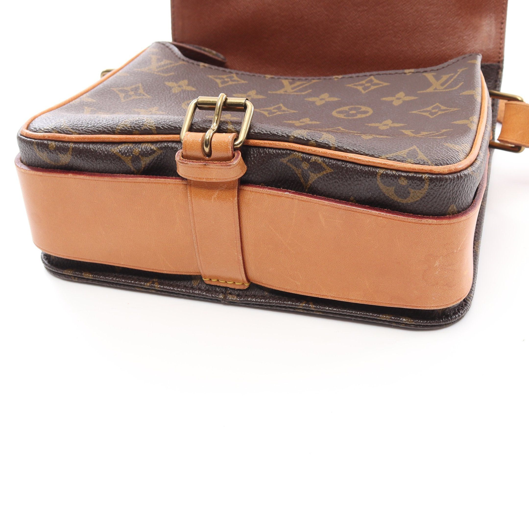 Louis Vuitton Louis Vuitton Cartesier Mm Monogram Shoulder Bag Leather Brown Size ONE SIZE - 7 Thumbnail