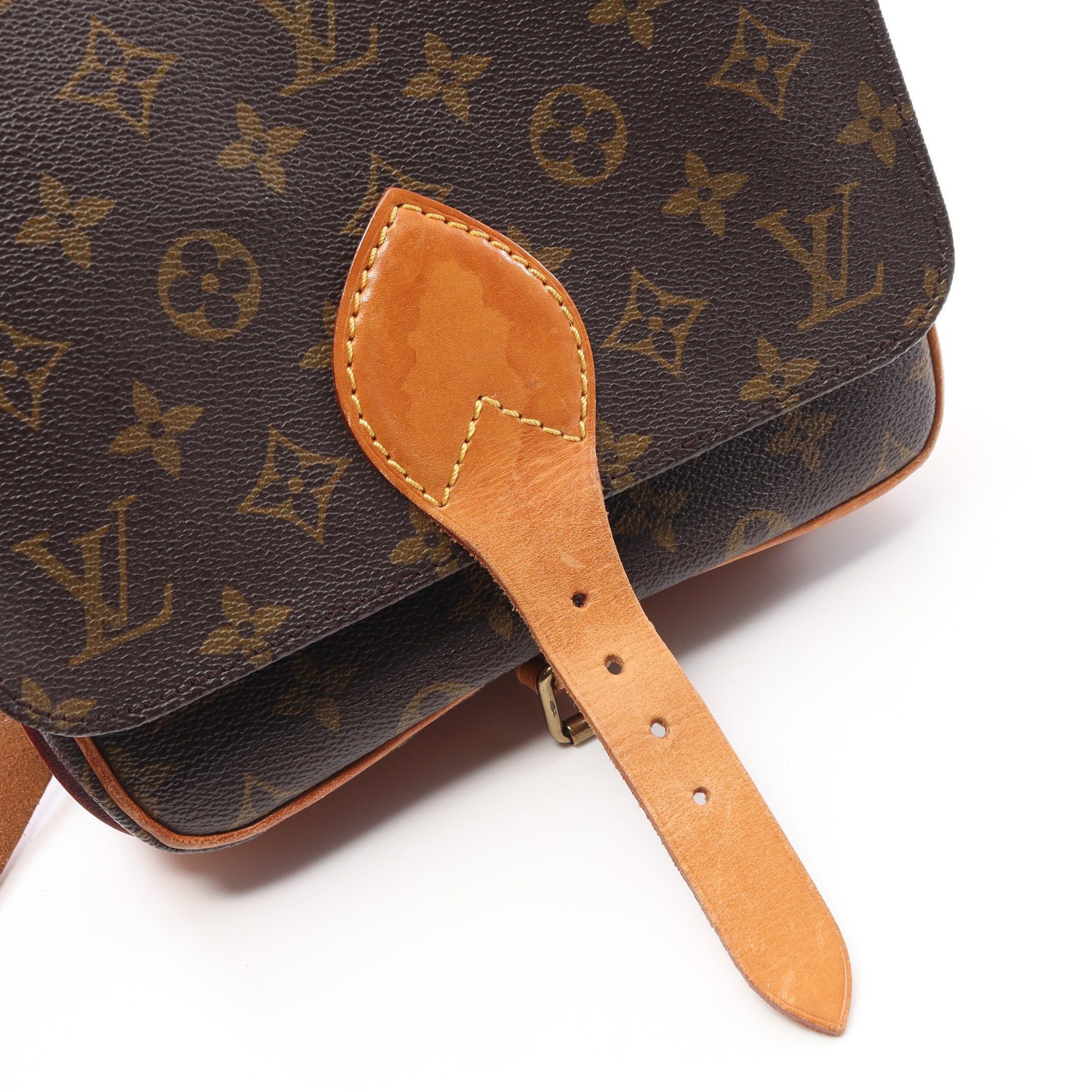 Louis Vuitton Louis Vuitton Cartesier Mm Monogram Shoulder Bag Leather Brown Size ONE SIZE - 12 Thumbnail