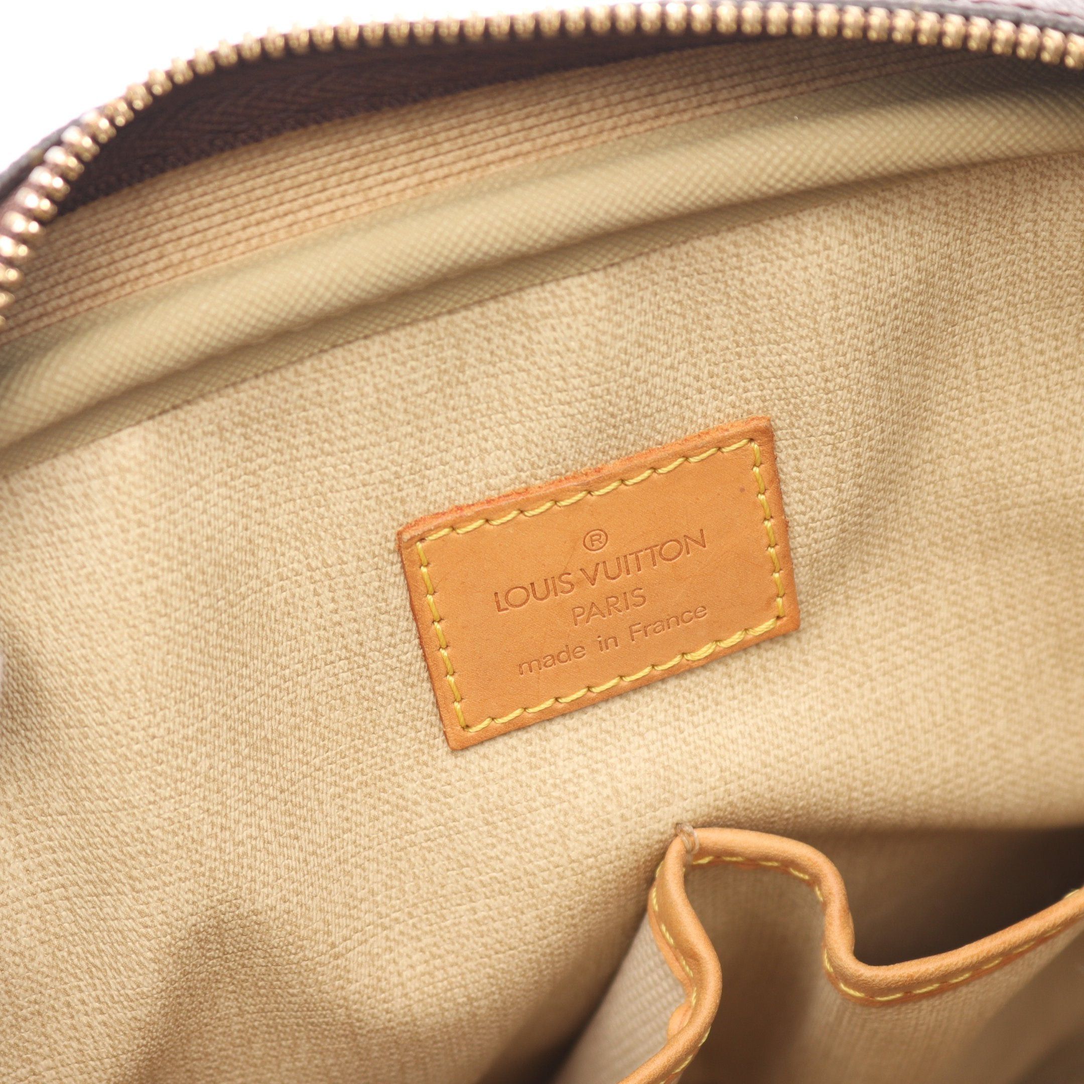 Louis Vuitton Louis Vuitton Trouville Monogram Handbag Leather Brown Size ONE SIZE - 4 Thumbnail