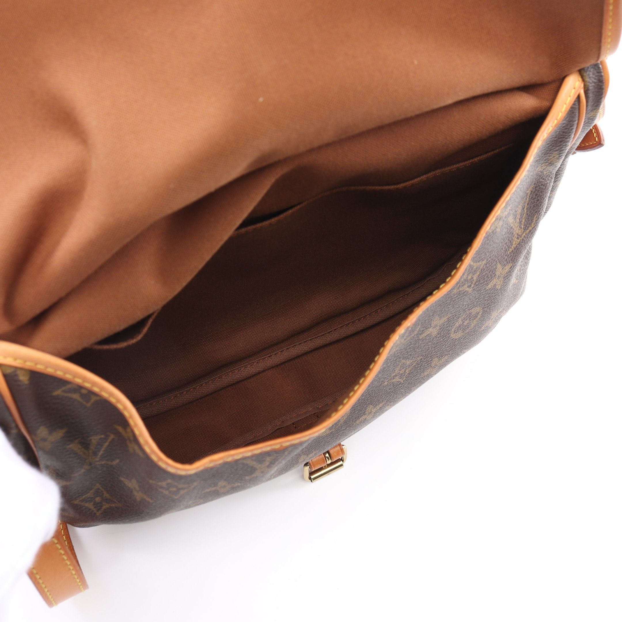 Louis Vuitton Louis Vuitton Saumur 30 Monogram Shoulder Bag Leather Brown Size ONE SIZE - 4 Thumbnail