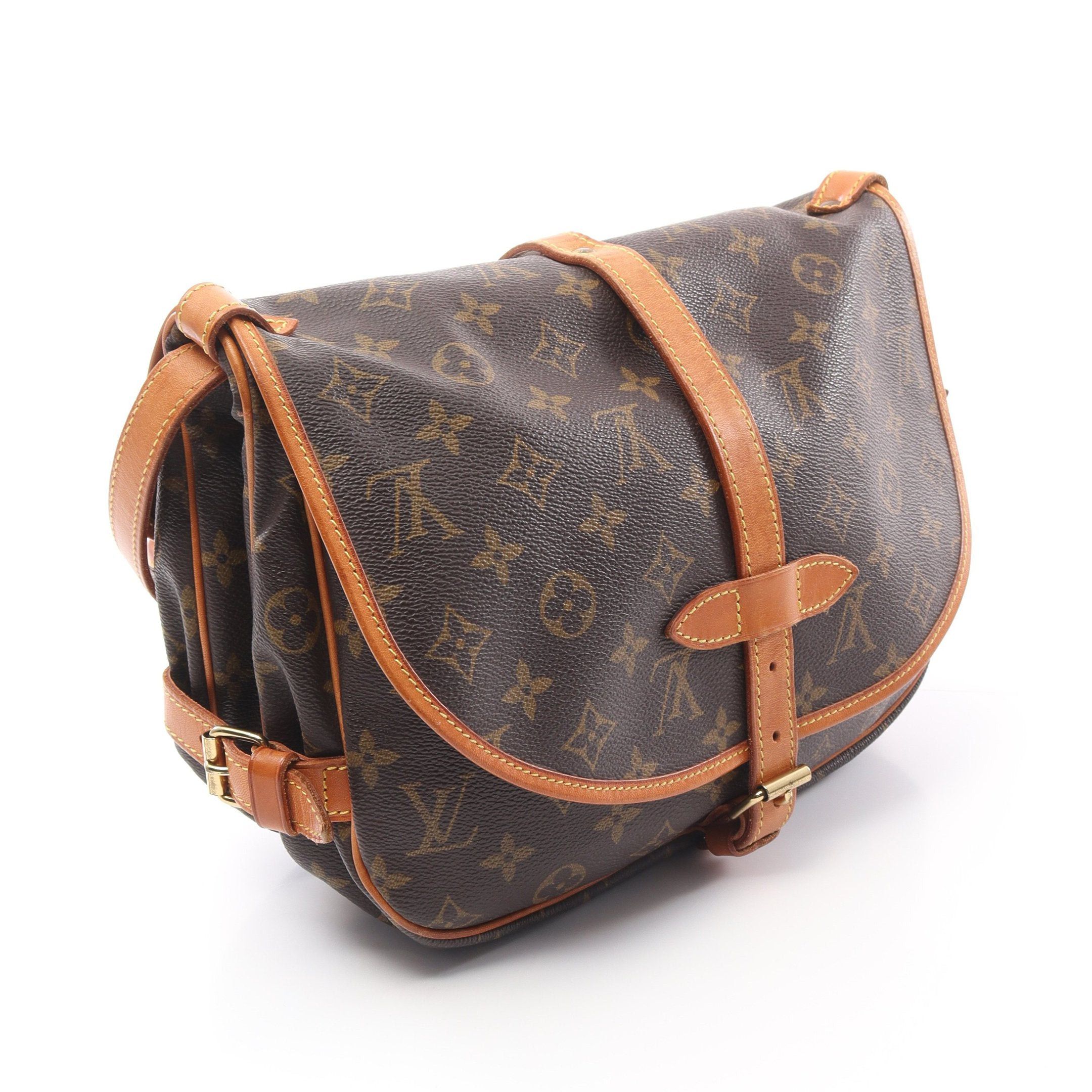 Louis Vuitton Louis Vuitton Saumur 30 Monogram Shoulder Bag Leather Brown Size ONE SIZE - 2 Thumbnail