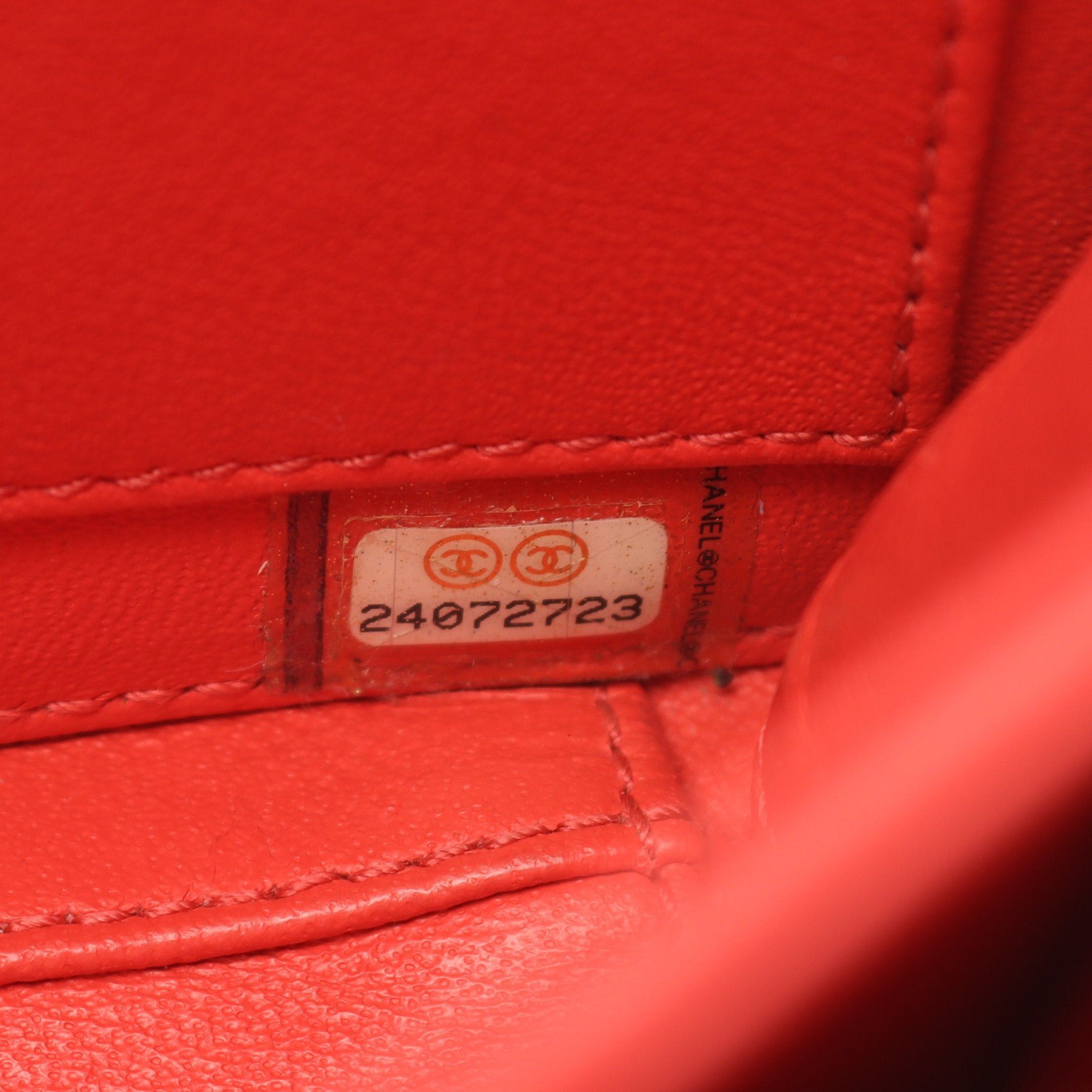 Chanel Chanel Cc Figley Small Vanity Bag Chain Shoulder Caviar Skin Coral Pink Gold Hardware Size ONE SIZE - 5 Thumbnail