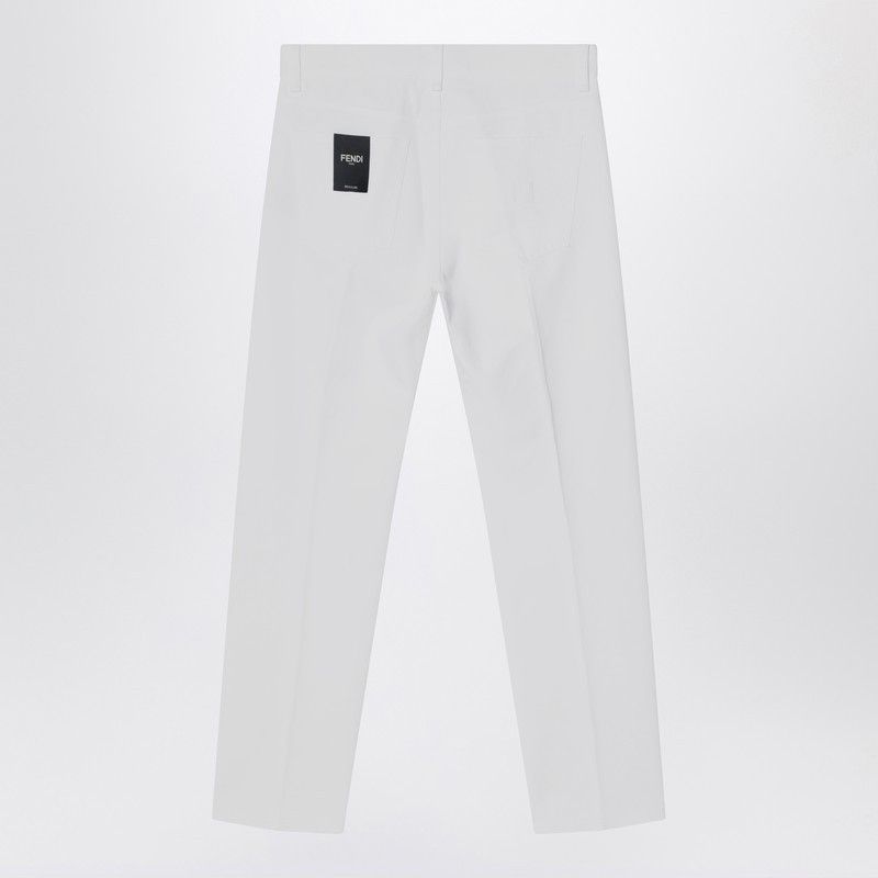 Fendi Fendi White Straight Jeans Size US 31 - 2 Thumbnail