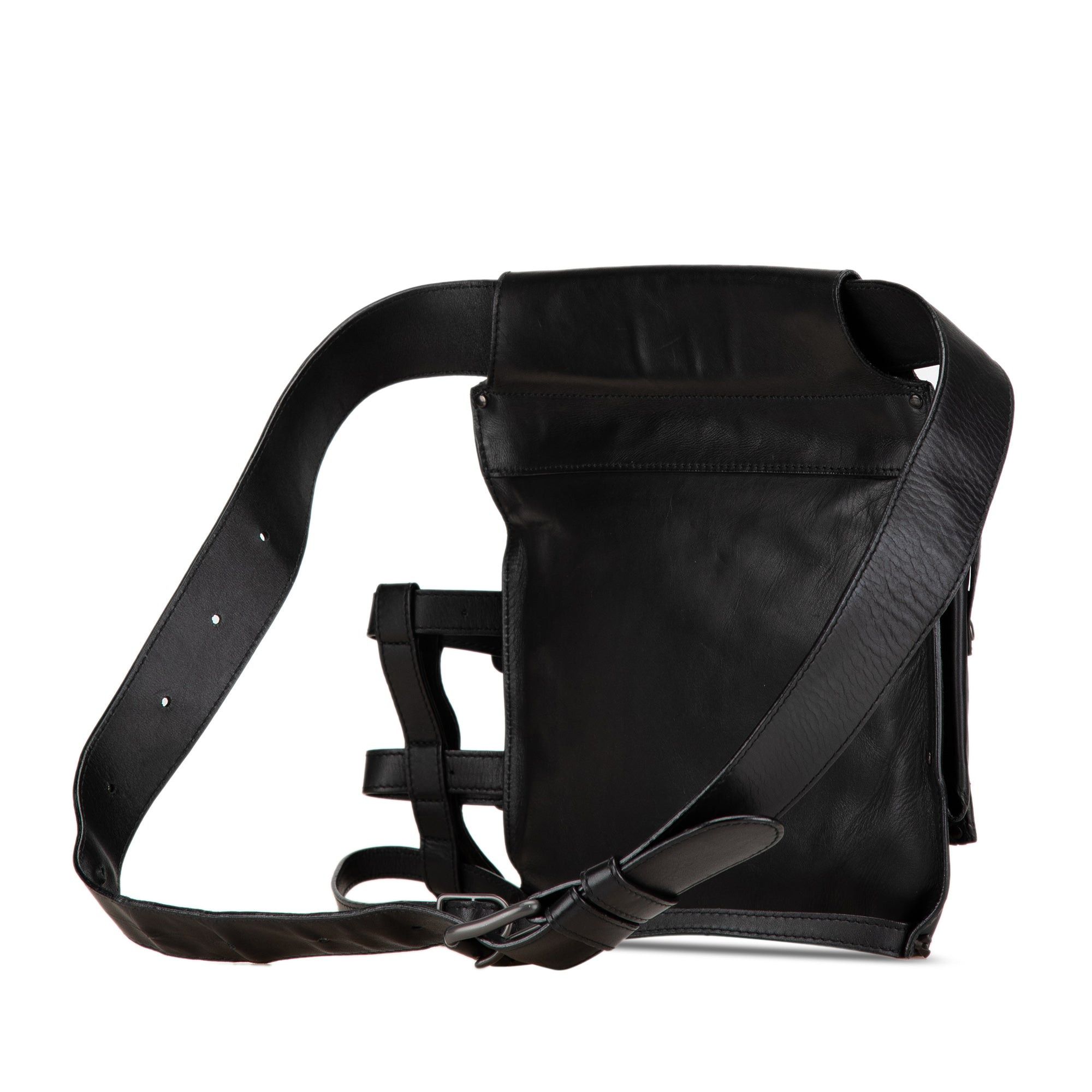 Bottega Veneta Bottega Veneta Nappa Intrecciato Utility Belt Bag Black Size ONE SIZE - 2 Thumbnail