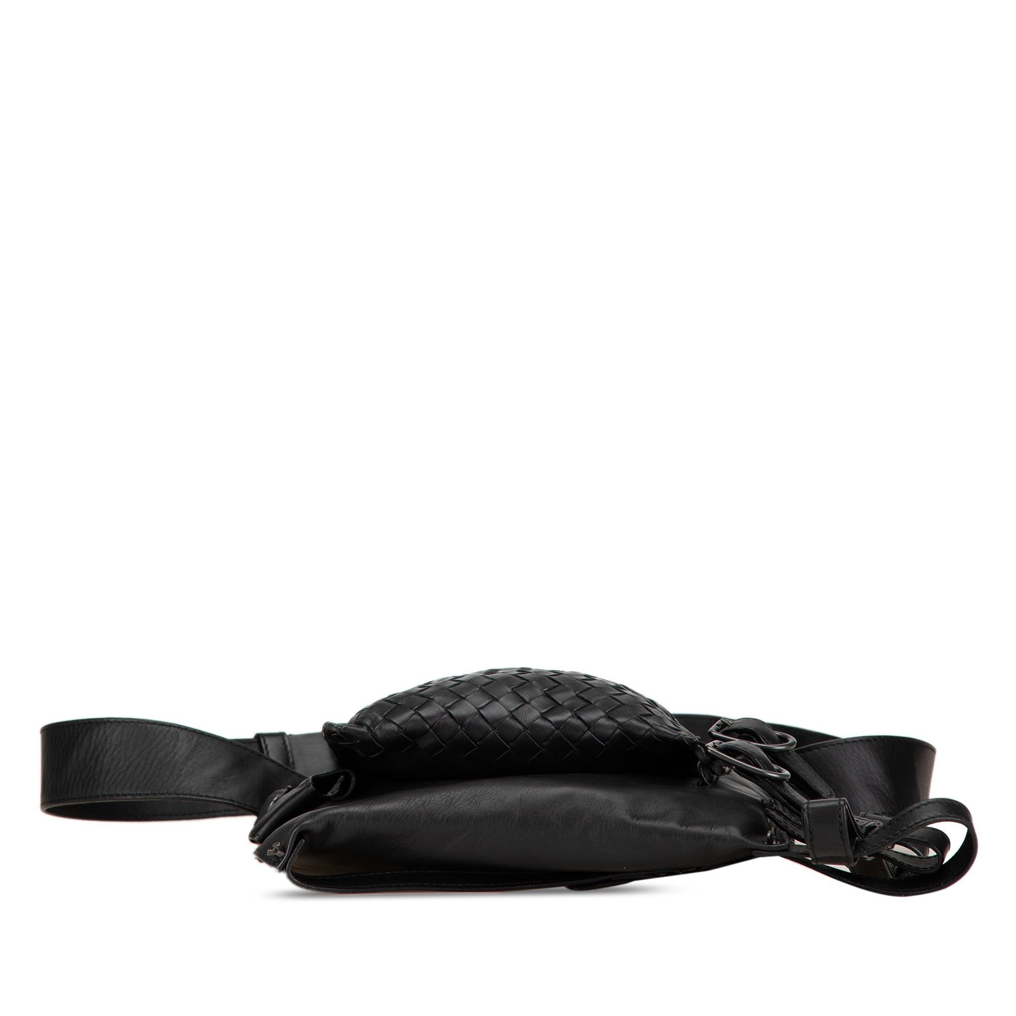 Bottega Veneta Bottega Veneta Nappa Intrecciato Utility Belt Bag Black Size ONE SIZE - 3 Thumbnail