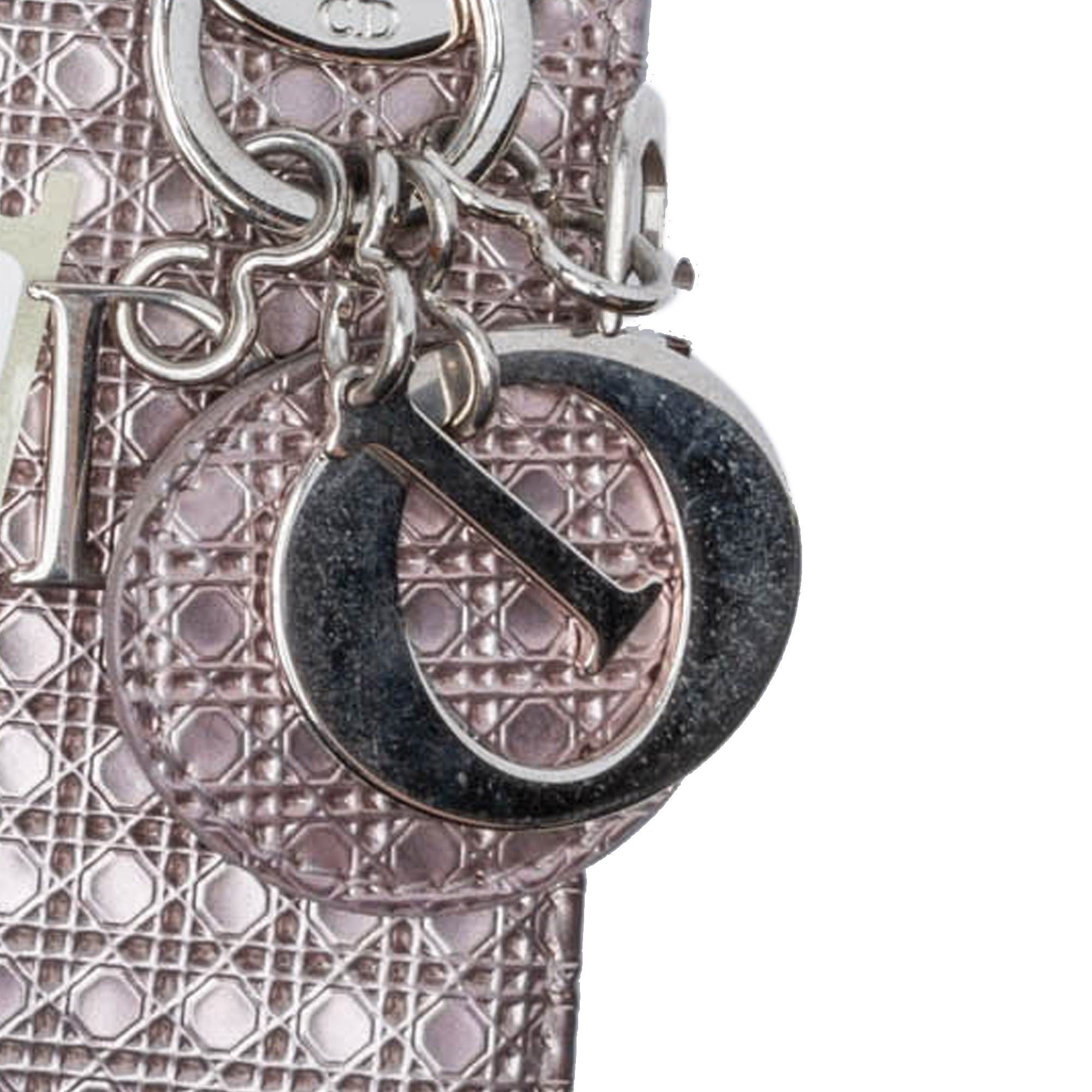 Dior Dior Micro Patent Microcannage Lady Dior Purple Size ONE SIZE - 7 Thumbnail