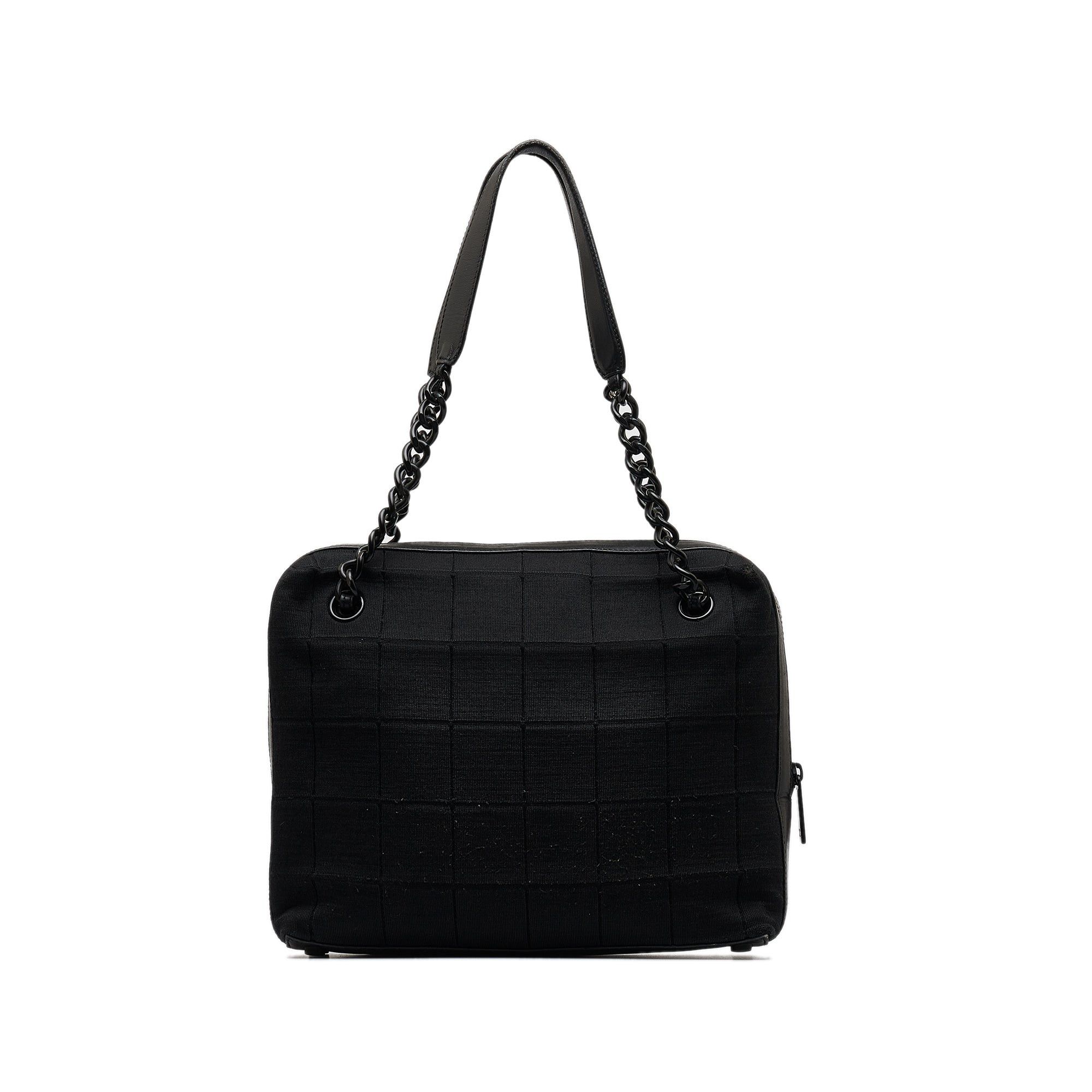 Chanel Chanel Cotton Choco Bar Shoulder Bag Black Size ONE SIZE - 3 Thumbnail