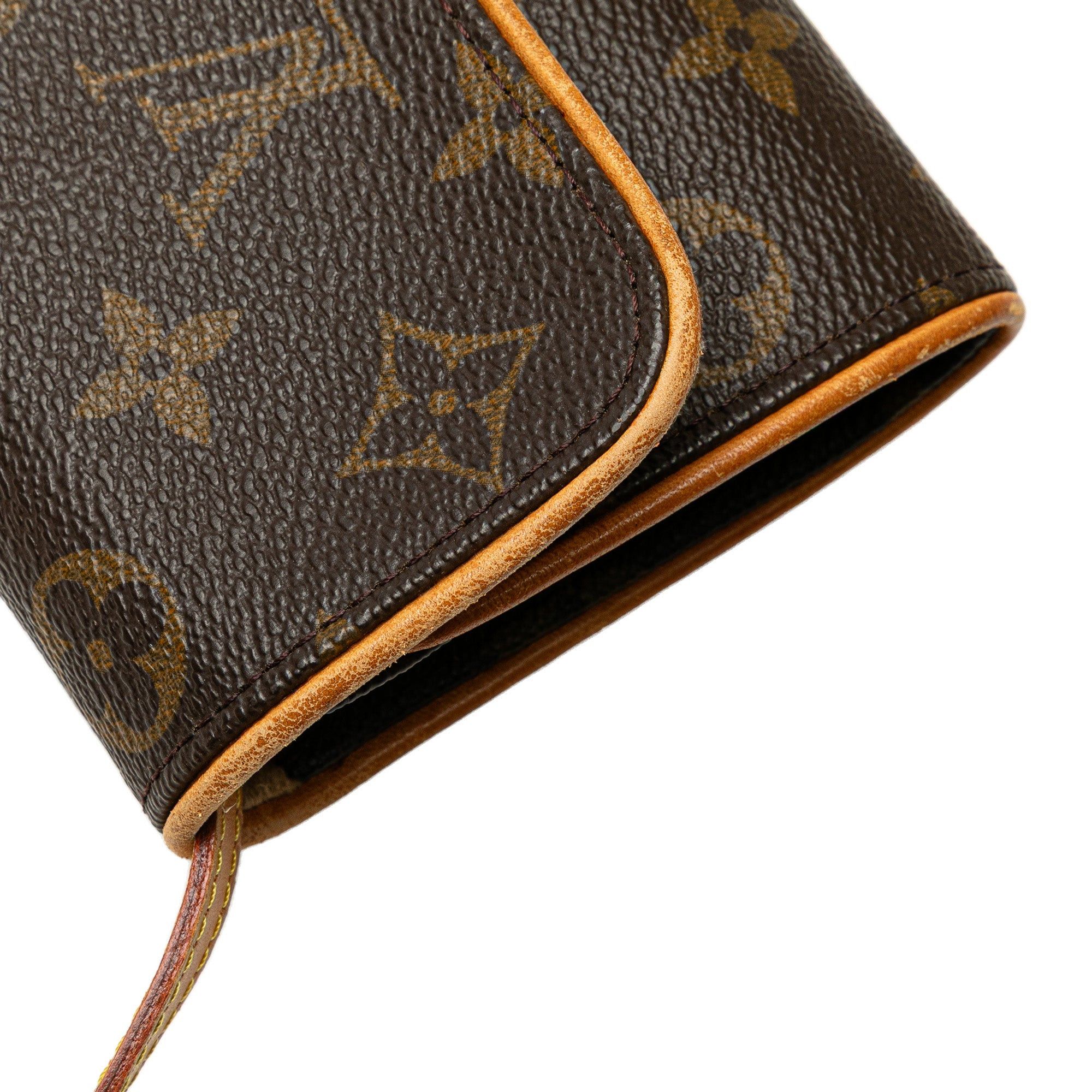 Louis Vuitton Louis Vuitton Monogram Pochette Twin PM Brown Size ONE SIZE - 7 Thumbnail