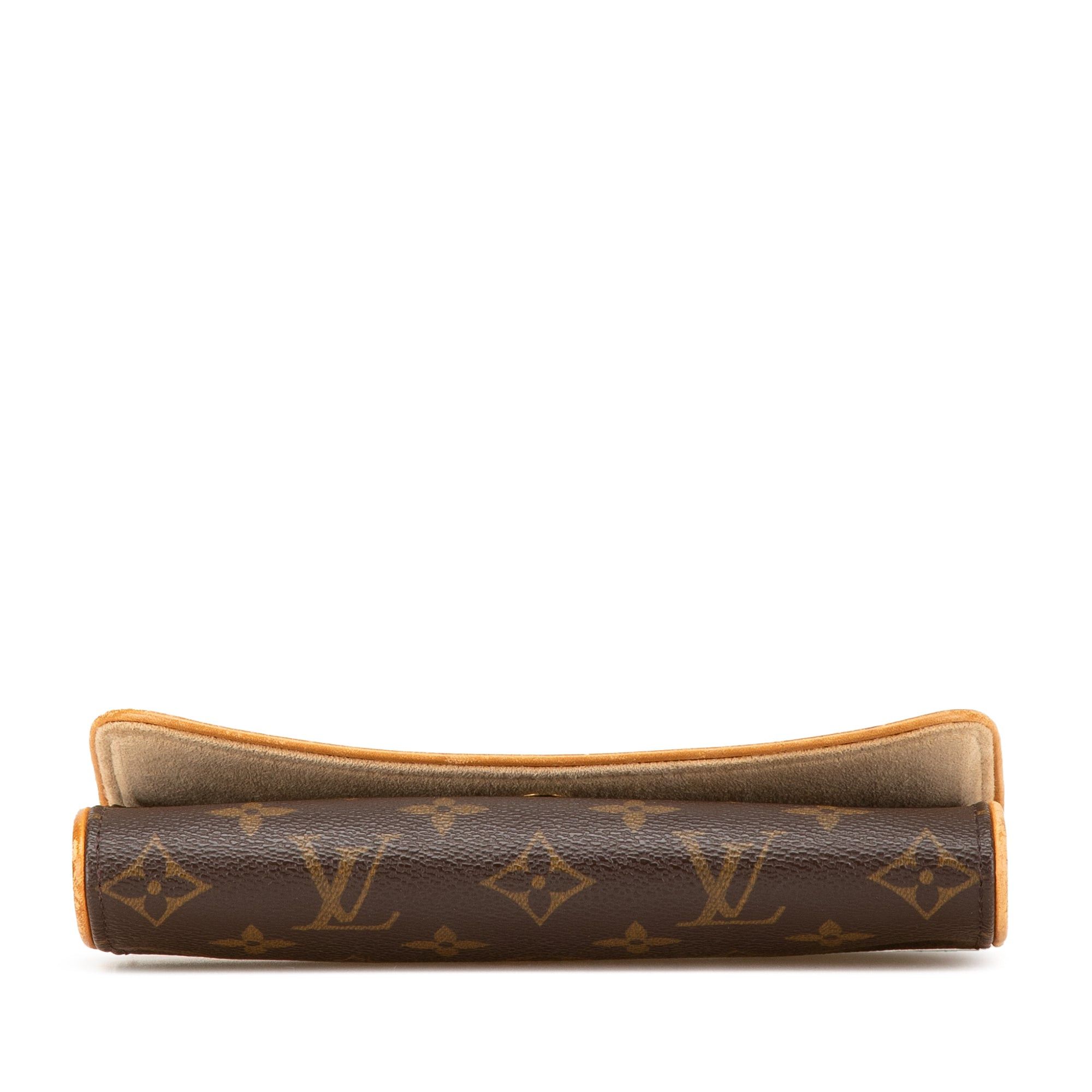 Louis Vuitton Louis Vuitton Monogram Pochette Twin PM Brown Size ONE SIZE - 3 Thumbnail