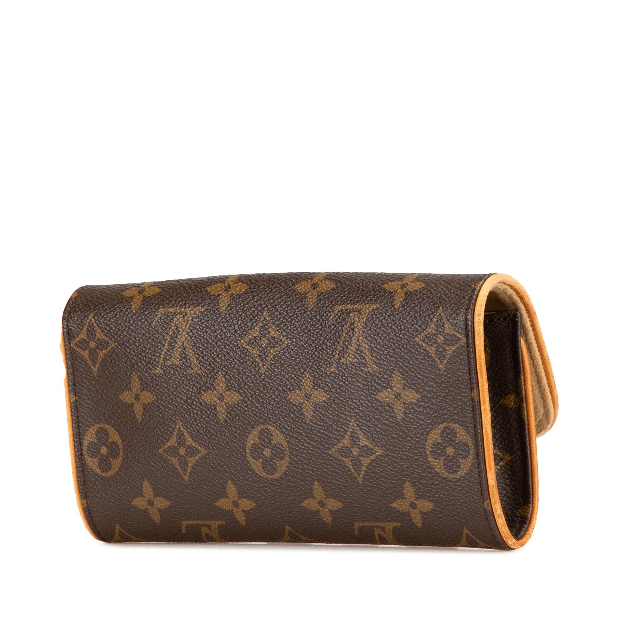 Louis Vuitton Louis Vuitton Monogram Pochette Twin PM Brown Size ONE SIZE - 2 Thumbnail