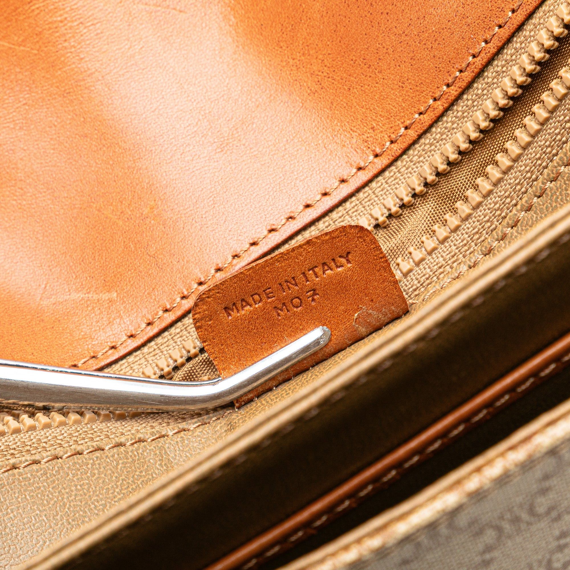 Celine Celine Macadam Coated Canvas Crossbody Brown Size ONE SIZE - 6 Thumbnail