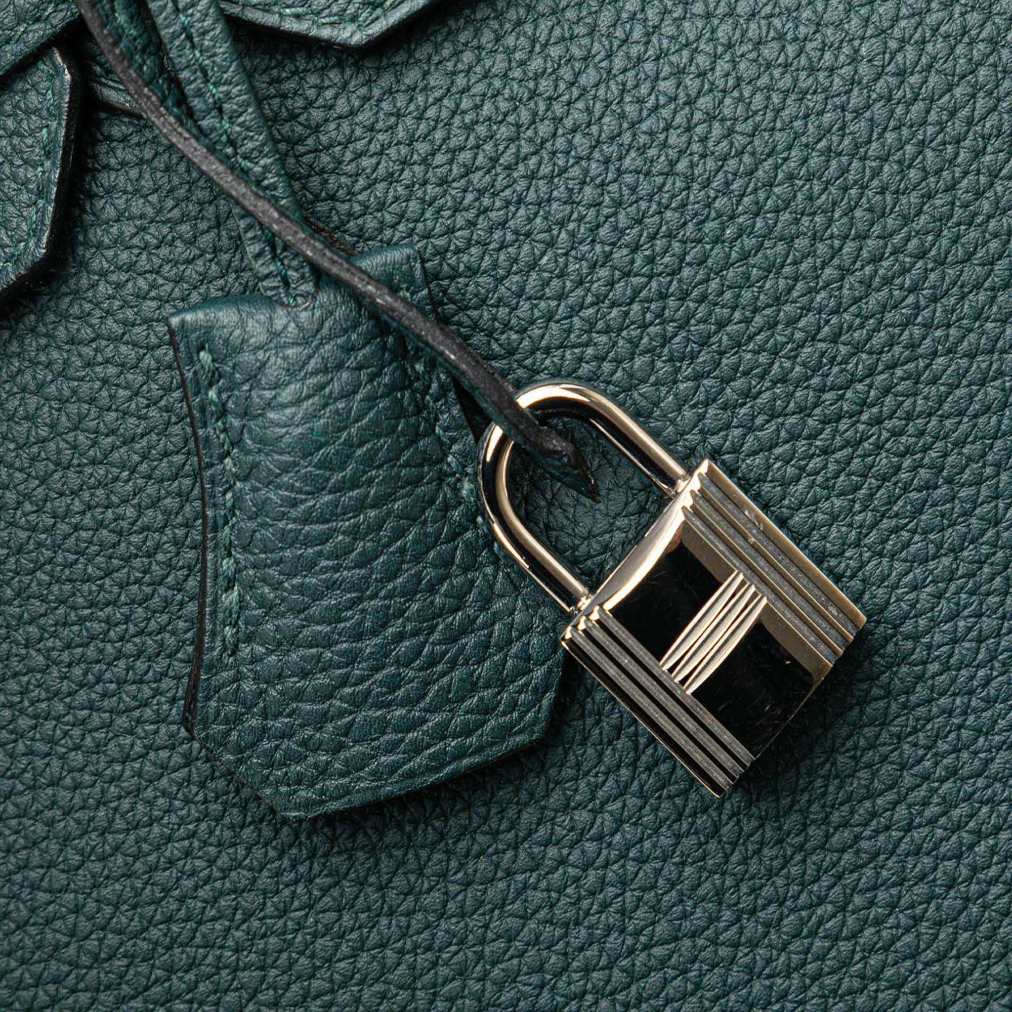 Hermes Hermès Togo Birkin Retourne 30 Green Size ONE SIZE - 8 Thumbnail