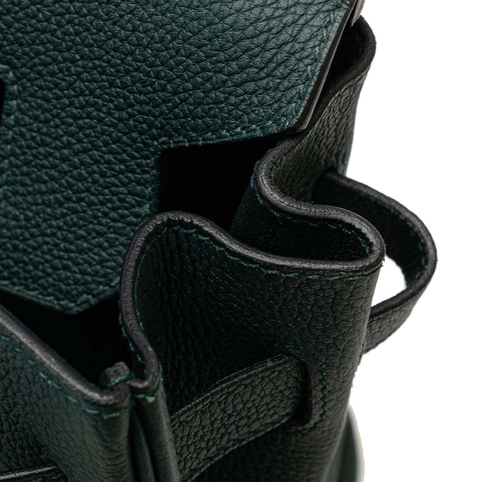 Hermes Hermès Togo Birkin Retourne 30 Green Size ONE SIZE - 9 Thumbnail
