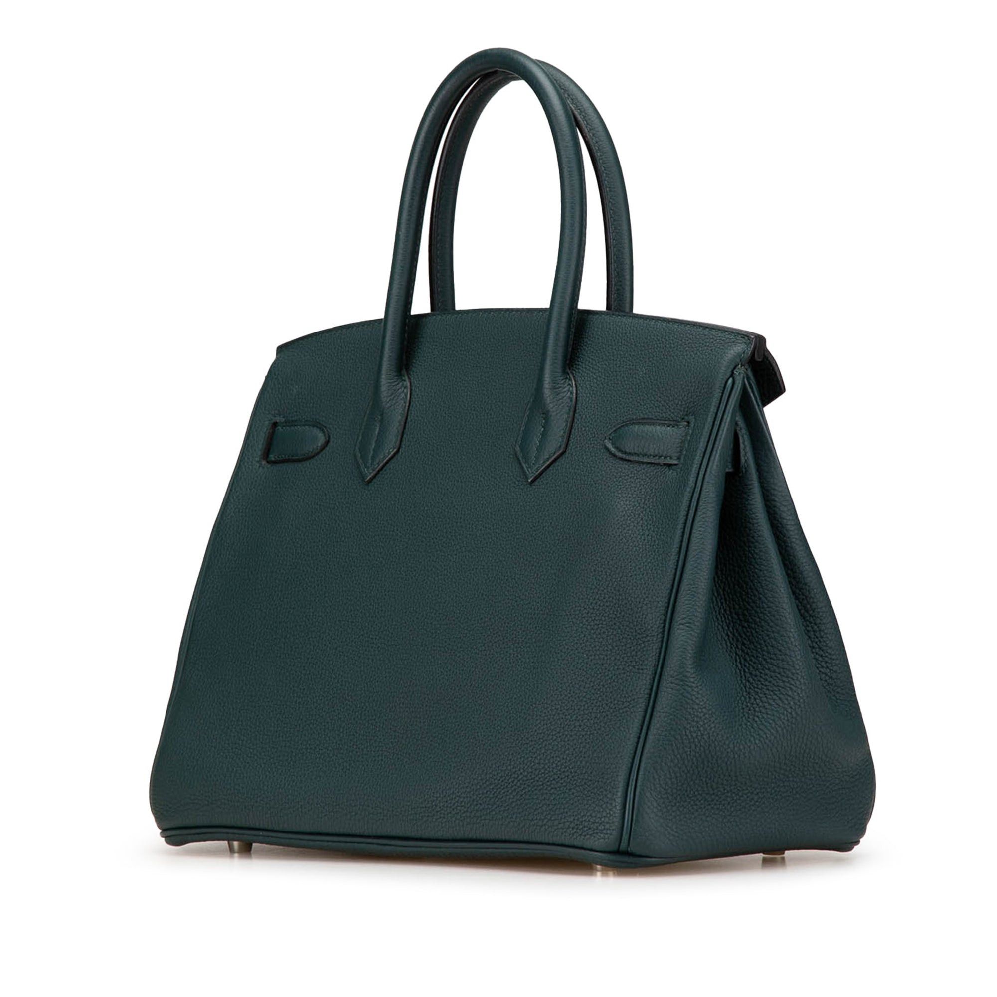 Hermes Hermès Togo Birkin Retourne 30 Green Size ONE SIZE - 2 Thumbnail