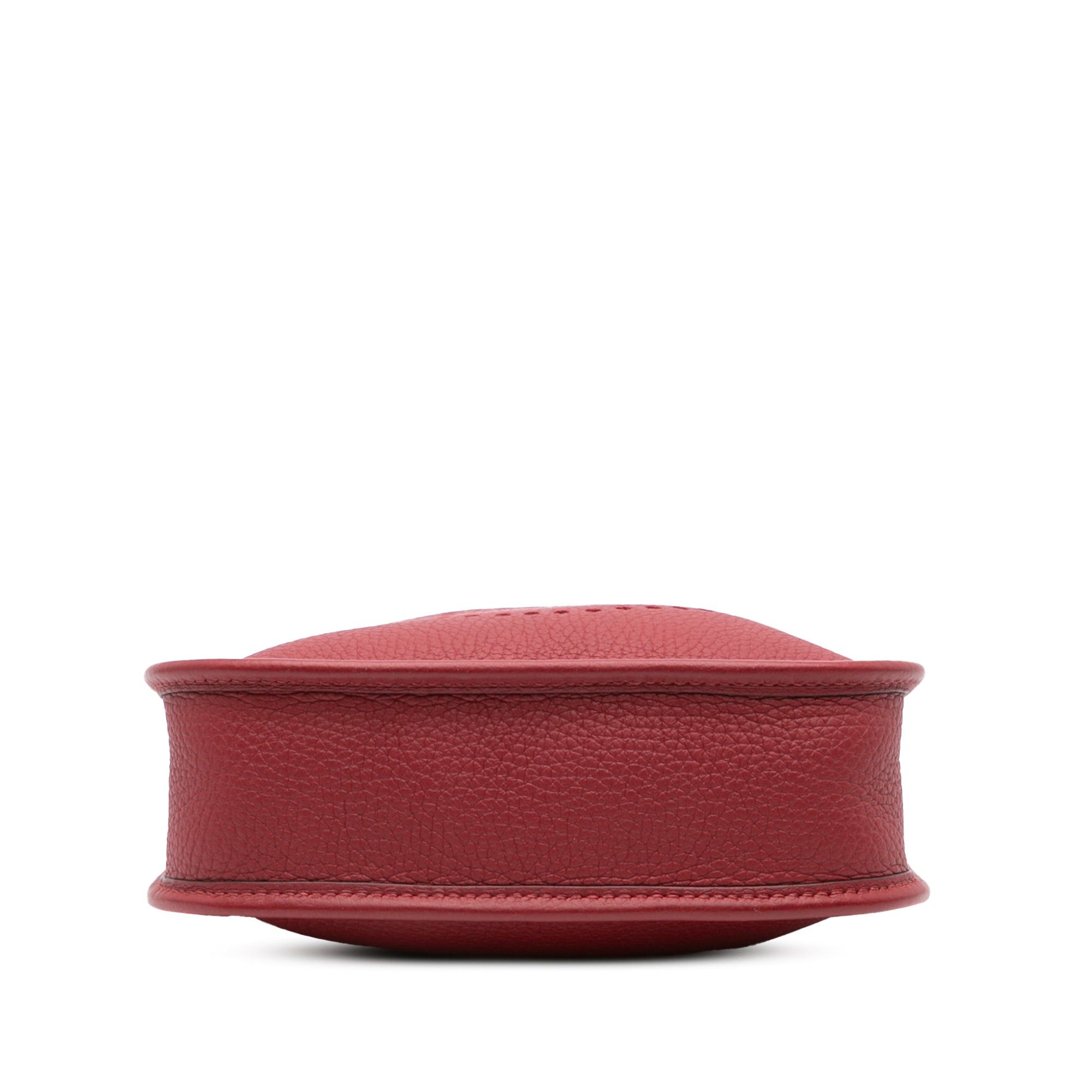 Hermes Hermès Clemence Evelyne I TPM Red Size ONE SIZE - 3 Thumbnail