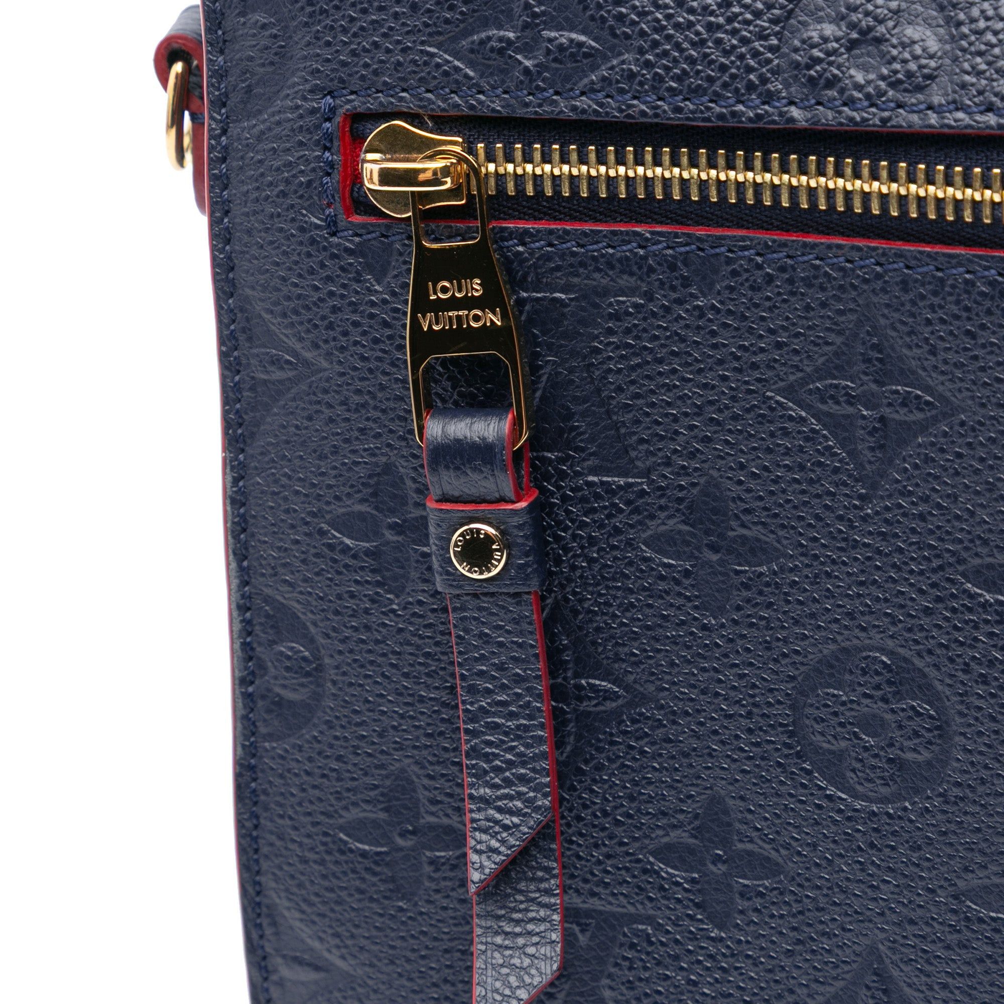 Louis Vuitton Louis Vuitton Monogram Empreinte Pochette Metis Blue Size ONE SIZE - 8 Thumbnail