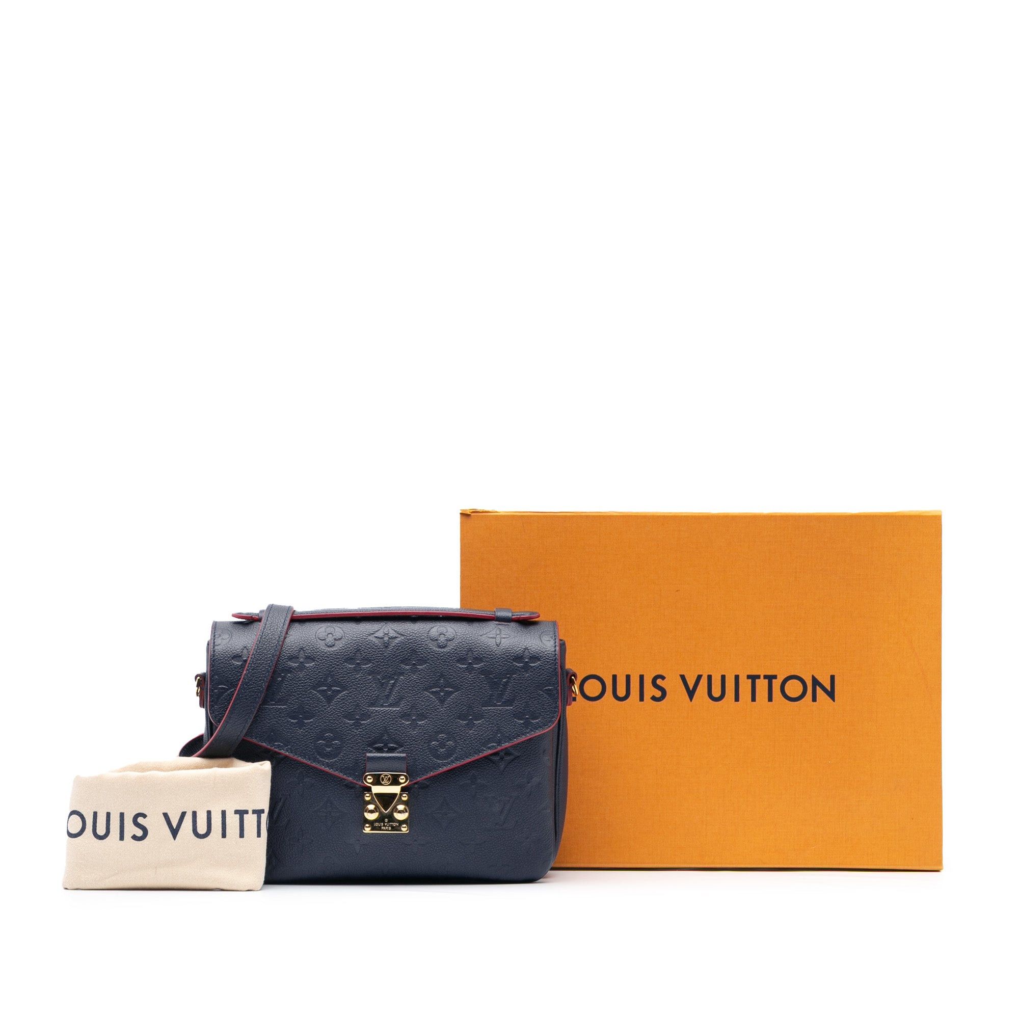Louis Vuitton Louis Vuitton Monogram Empreinte Pochette Metis Blue Size ONE SIZE - 11 Thumbnail