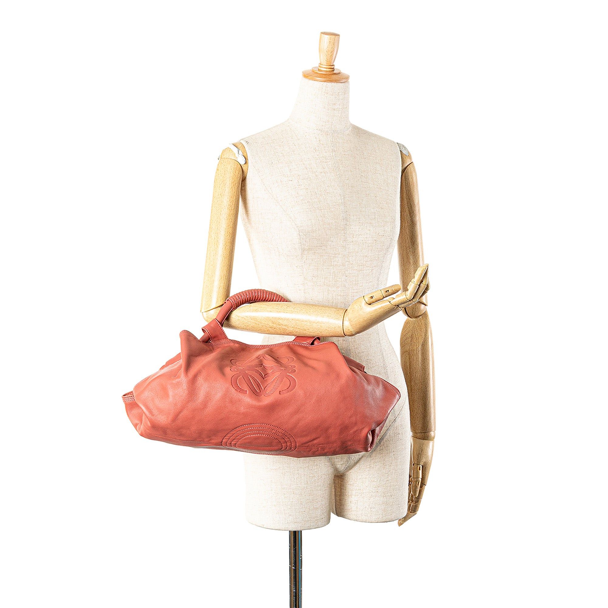 Loewe LOEWE Nappa Aire Handbag Pink Size ONE SIZE - 11 Thumbnail