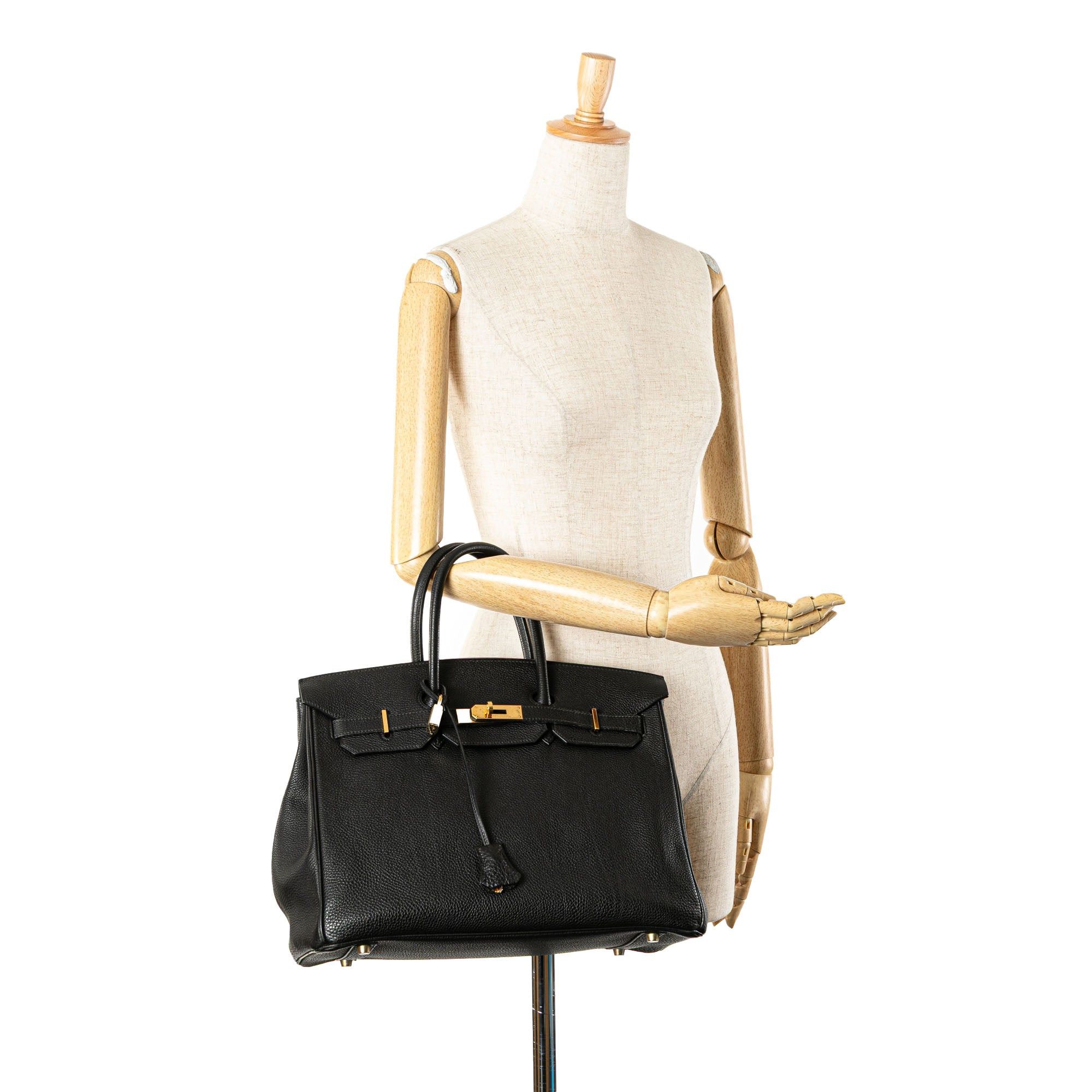Hermes Hermès Togo Birkin Retourne 35 Black Size ONE SIZE - 12 Thumbnail