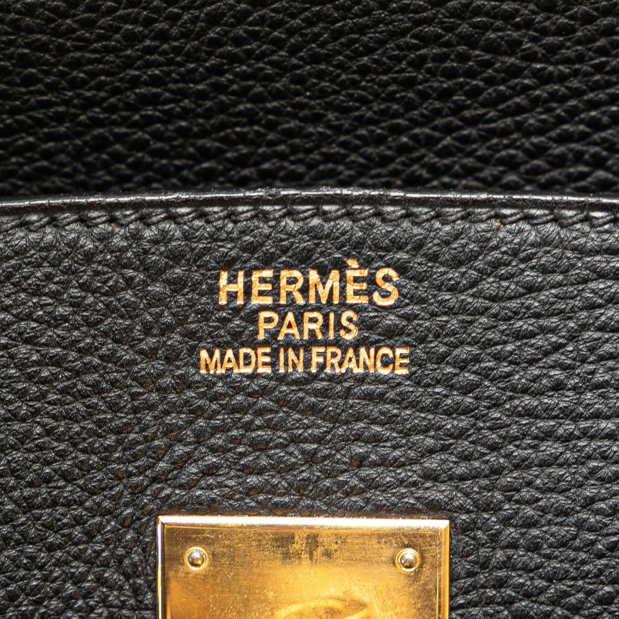Hermes Hermès Togo Birkin Retourne 35 Black Size ONE SIZE - 5 Thumbnail
