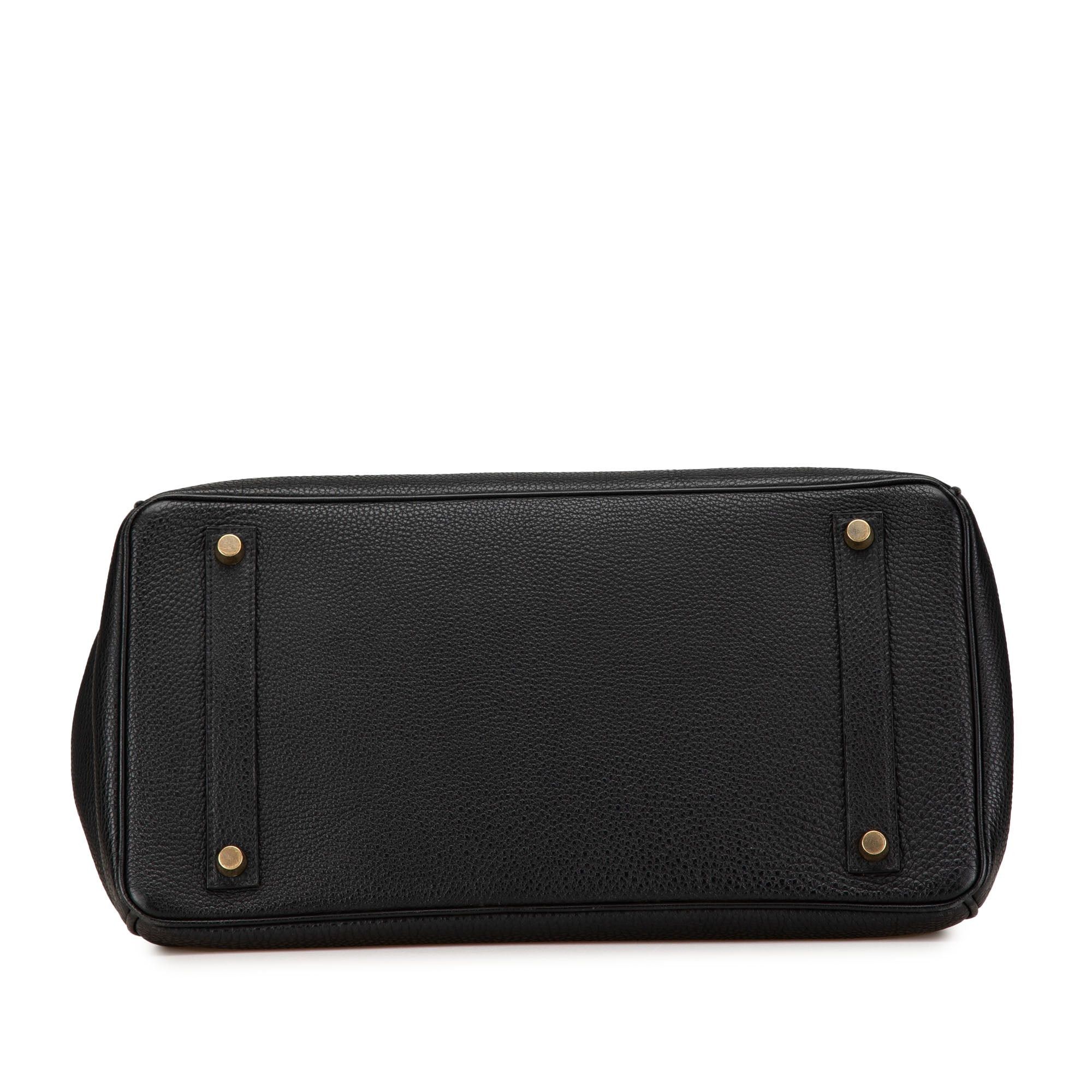 Hermes Hermès Togo Birkin Retourne 35 Black Size ONE SIZE - 3 Thumbnail