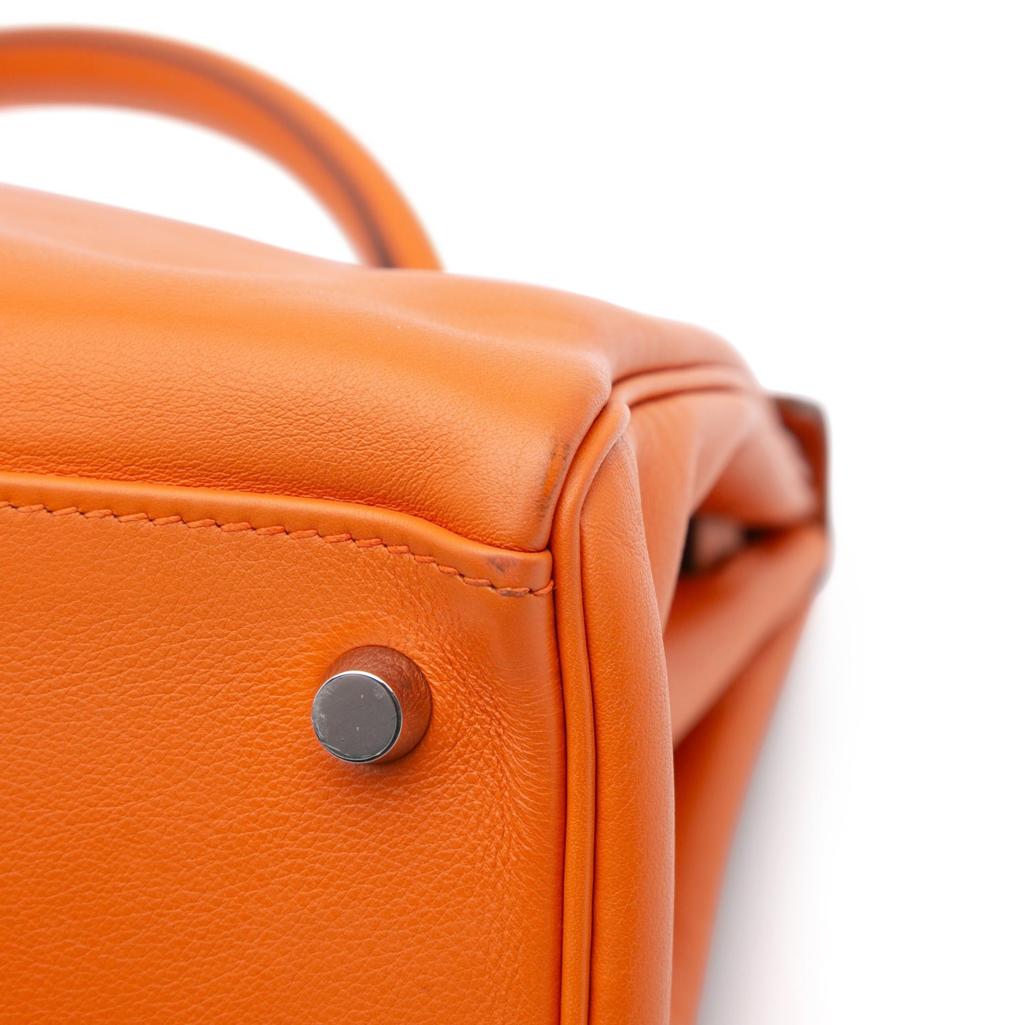 Hermes Hermès Swift Kelly II Retourne 32 Orange Size ONE SIZE - 9 Thumbnail