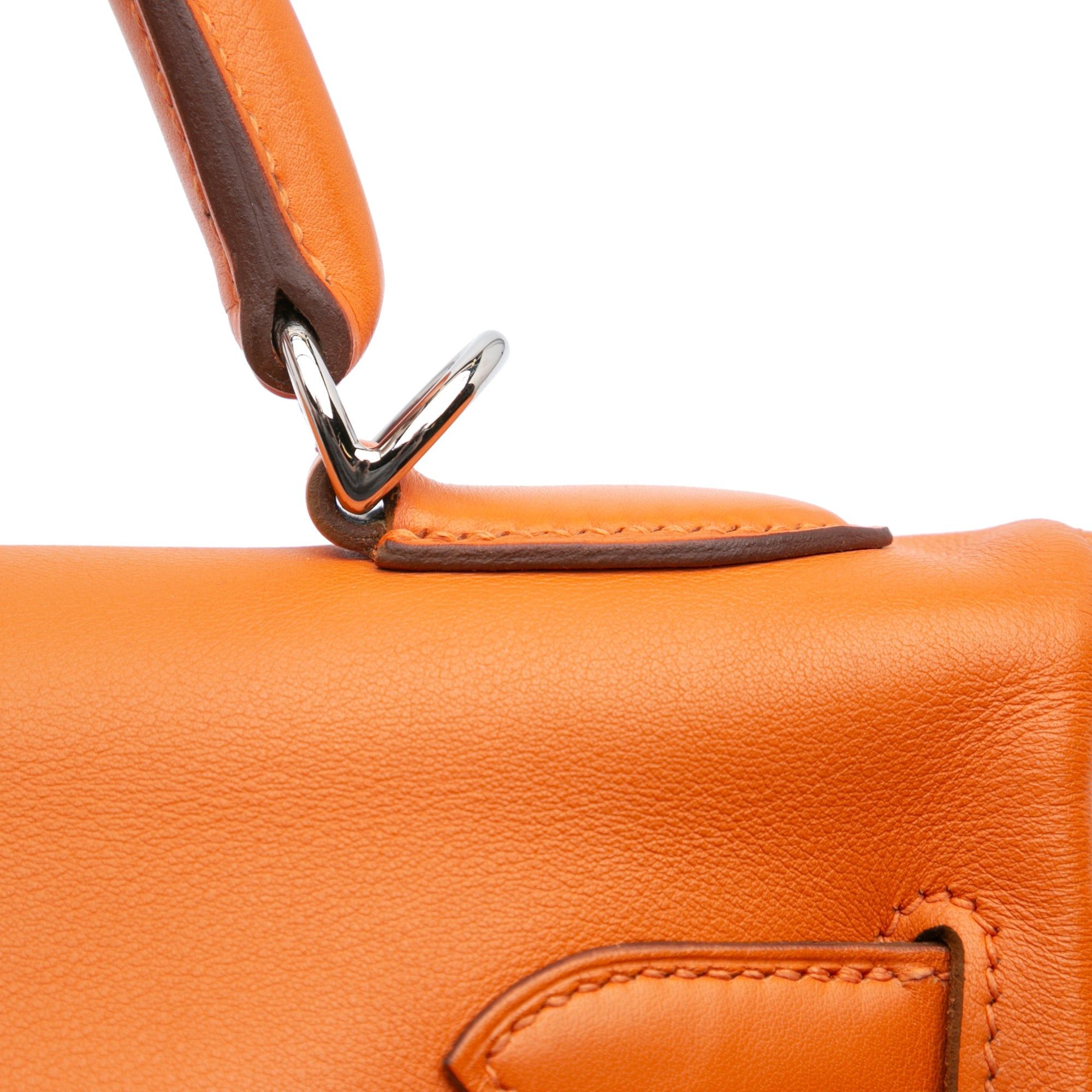 Hermes Hermès Swift Kelly II Retourne 32 Orange Size ONE SIZE - 8 Thumbnail