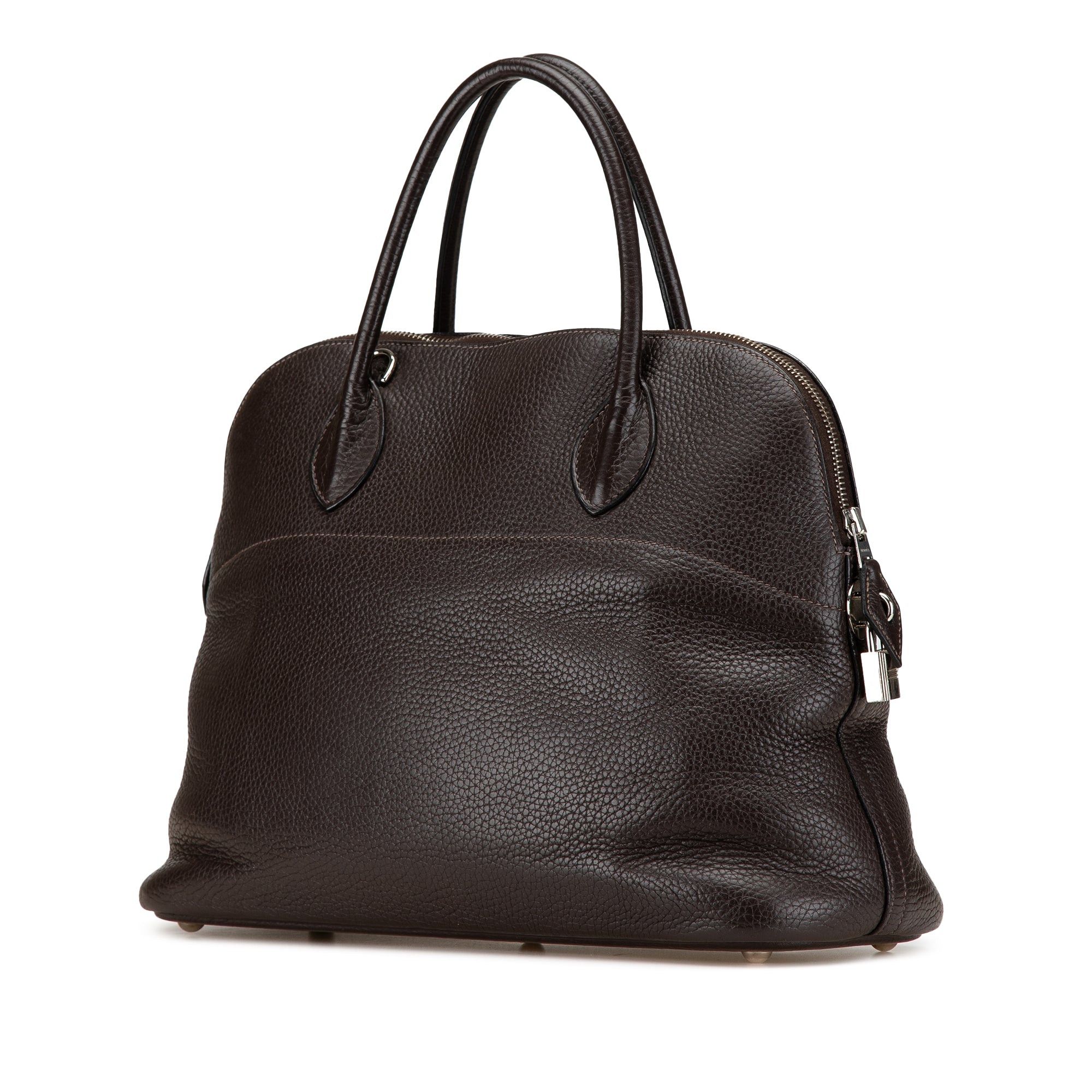 Hermes Hermès Clemence Bolide 35 Brown Size ONE SIZE - 2 Thumbnail