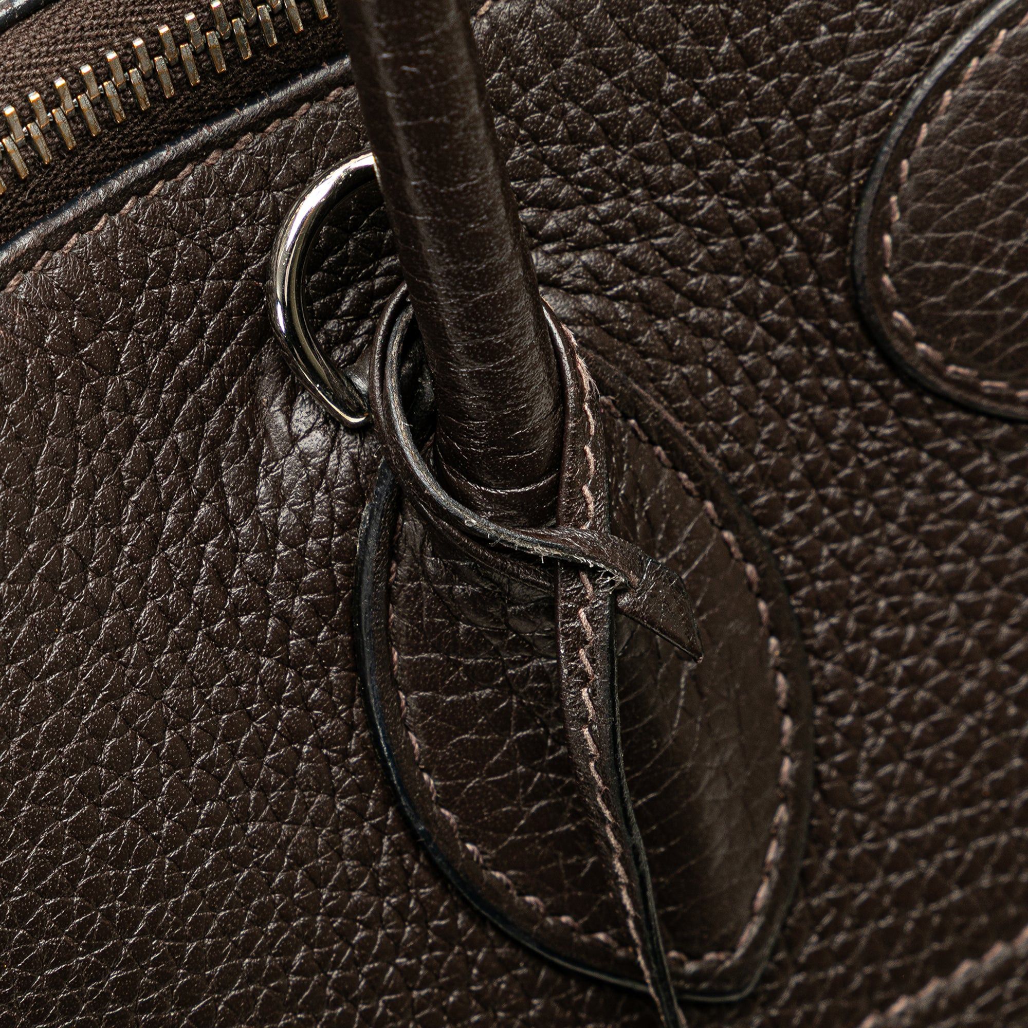 Hermes Hermès Clemence Bolide 35 Brown Size ONE SIZE - 11 Thumbnail
