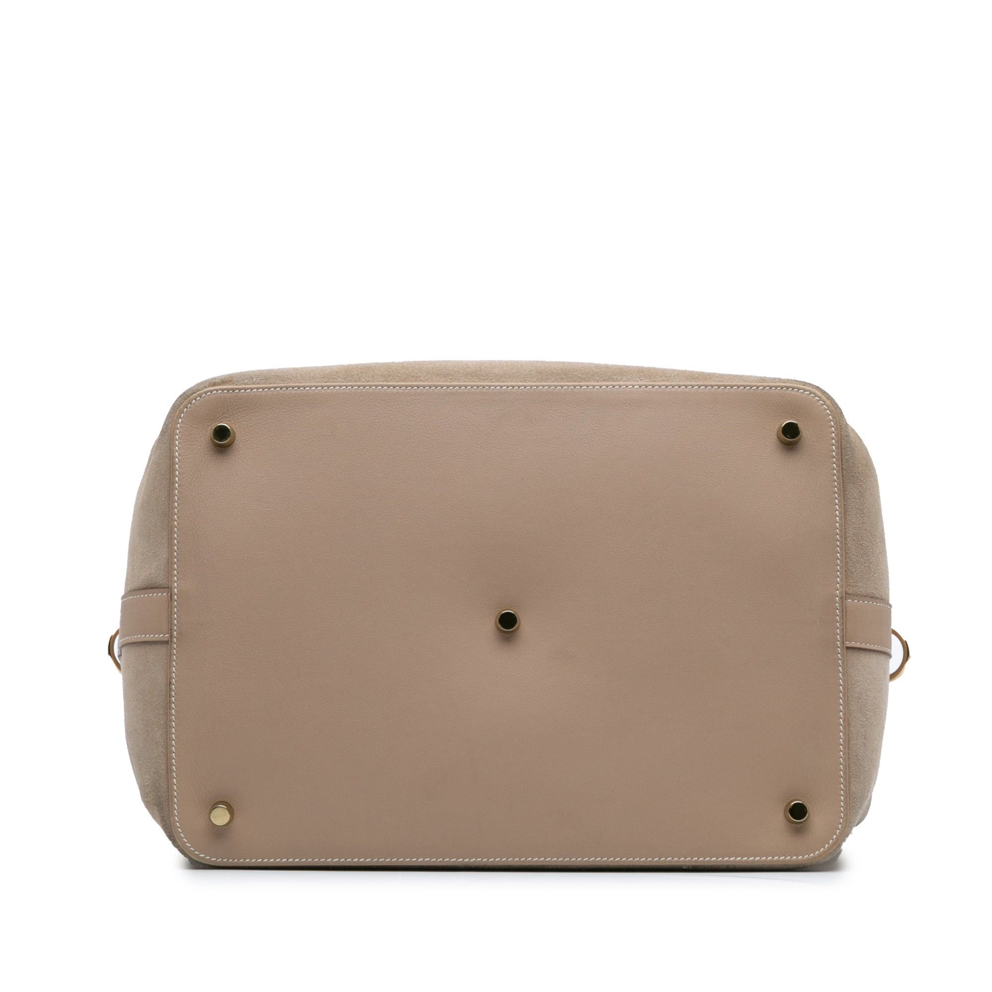 Hermes Hermès Veau Grizzly and Swift Toolbox 33 Brown Size ONE SIZE - 3 Thumbnail