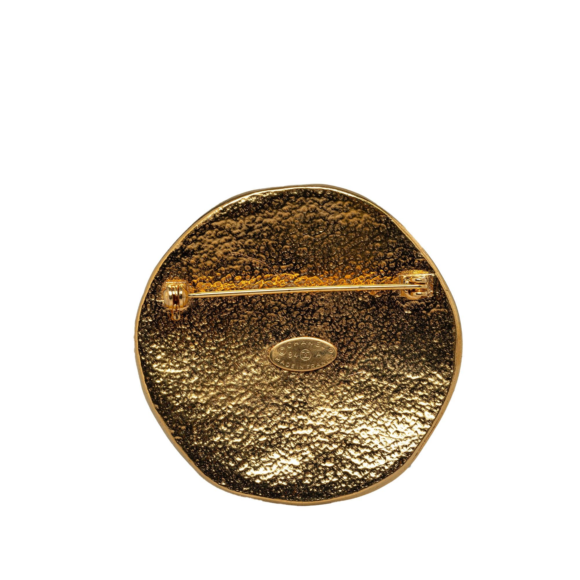 Chanel Chanel CC Brooch Gold Size ONE SIZE - 2 Thumbnail