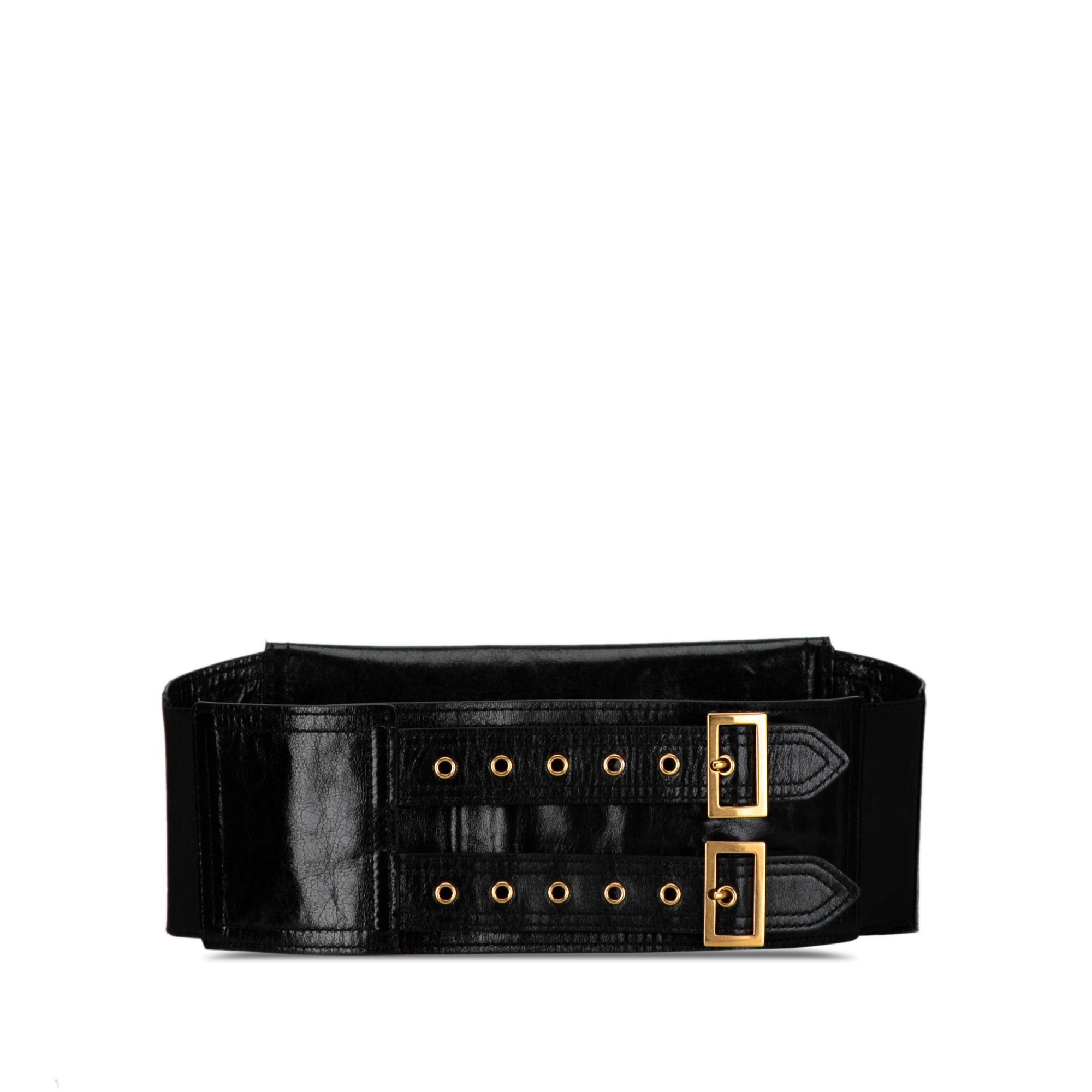 Dior Dior Crinkled Lambskin Saddle Belt Bag Black Size ONE SIZE - 3 Thumbnail