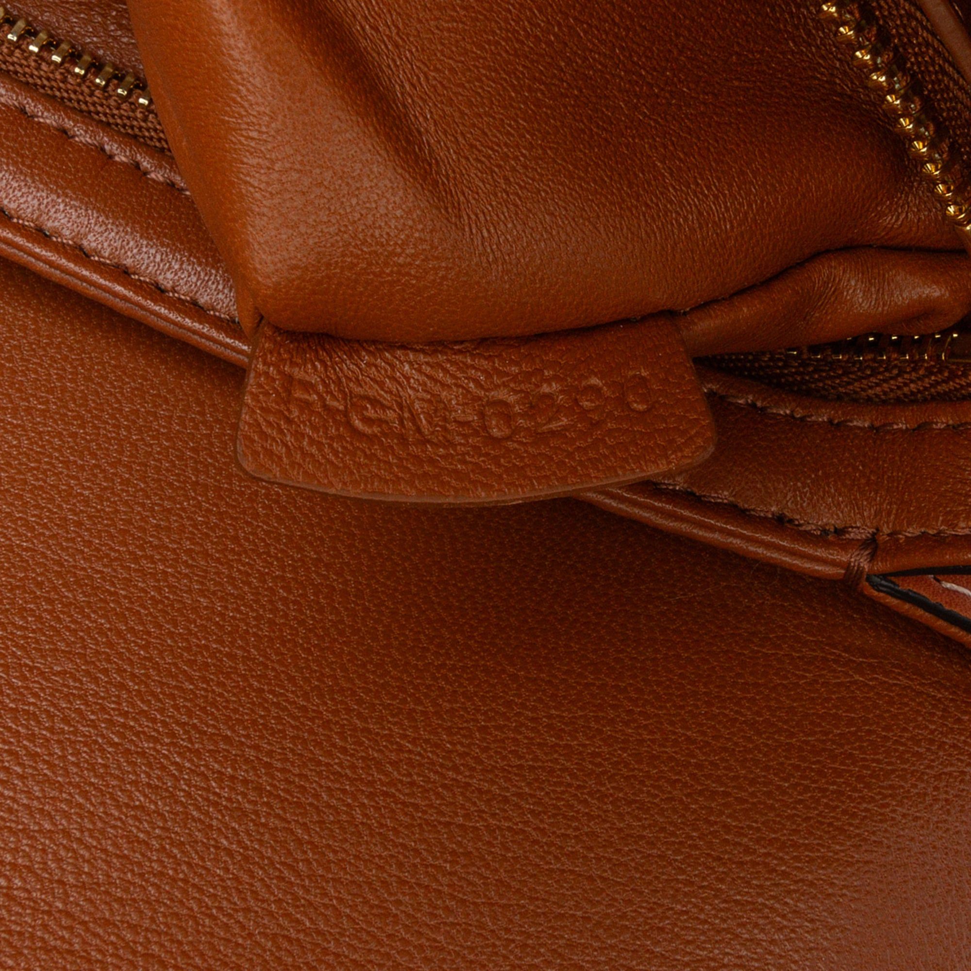 Celine Celine Teen Coated Canvas Triomphe Crossbody Brown Size ONE SIZE - 7 Thumbnail