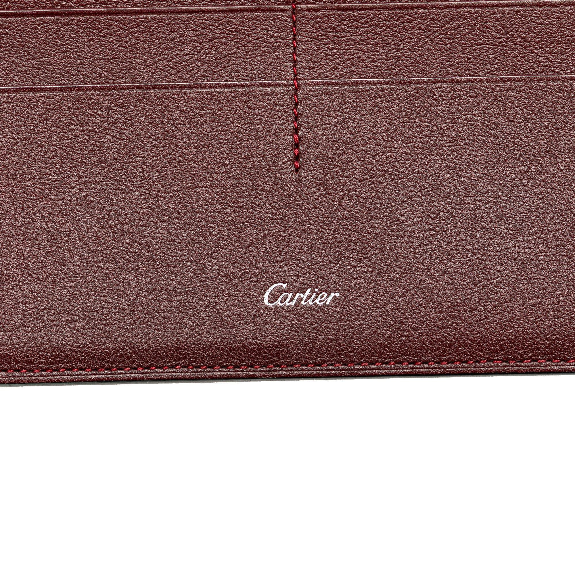 Cartier Cartier Leather Must De Cartier Wallet Black Size ONE SIZE - 7 Thumbnail