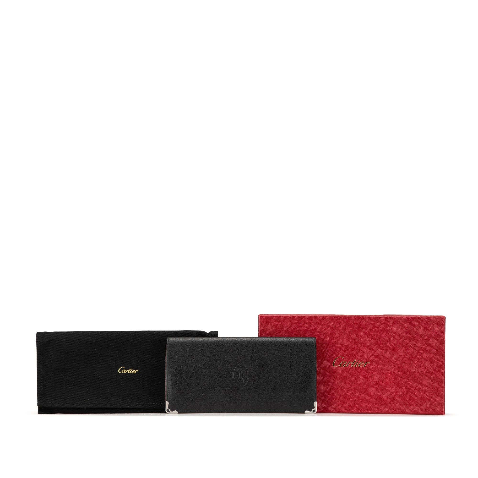 Cartier Cartier Leather Must De Cartier Wallet Black Size ONE SIZE - 13 Thumbnail