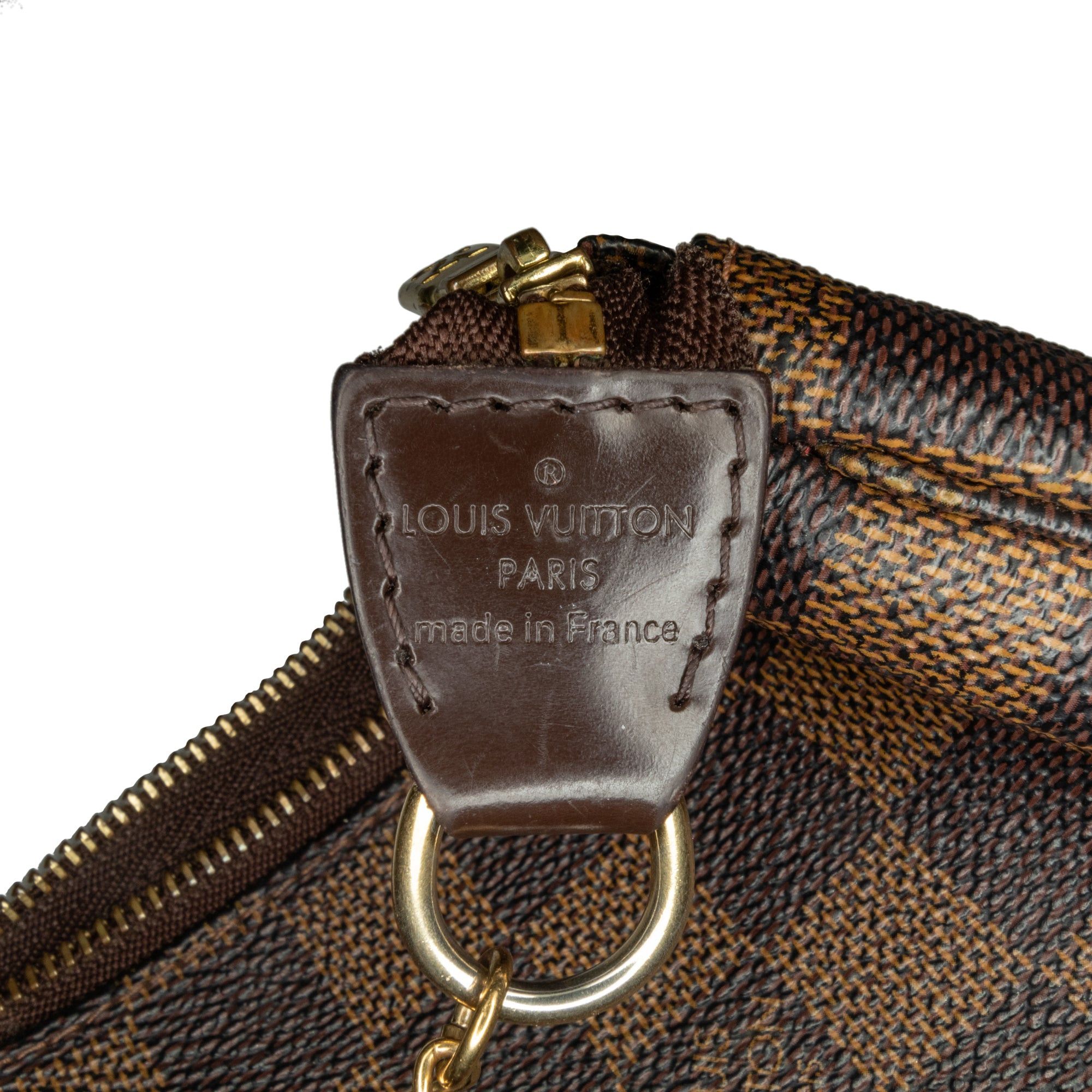 Louis Vuitton Louis Vuitton Damier Ebene Mini Pochette Accessories Brown Size ONE SIZE - 5 Thumbnail