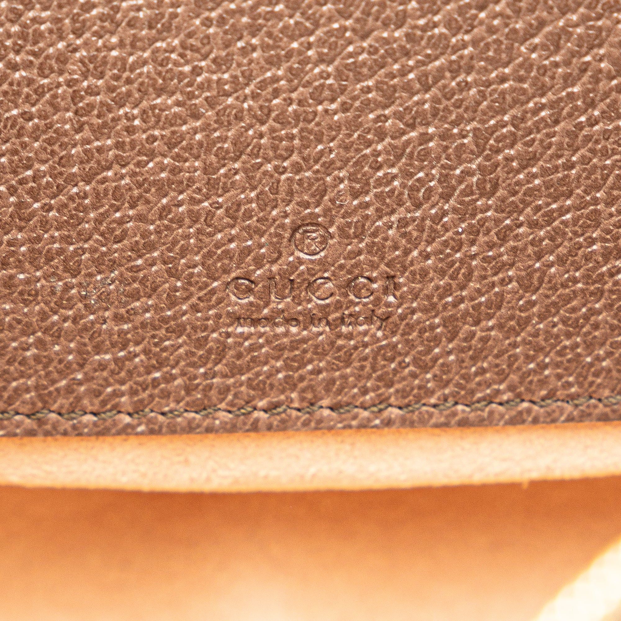 Gucci Gucci GG Supreme Ophidia Round Clutch Brown Size ONE SIZE - 5 Thumbnail