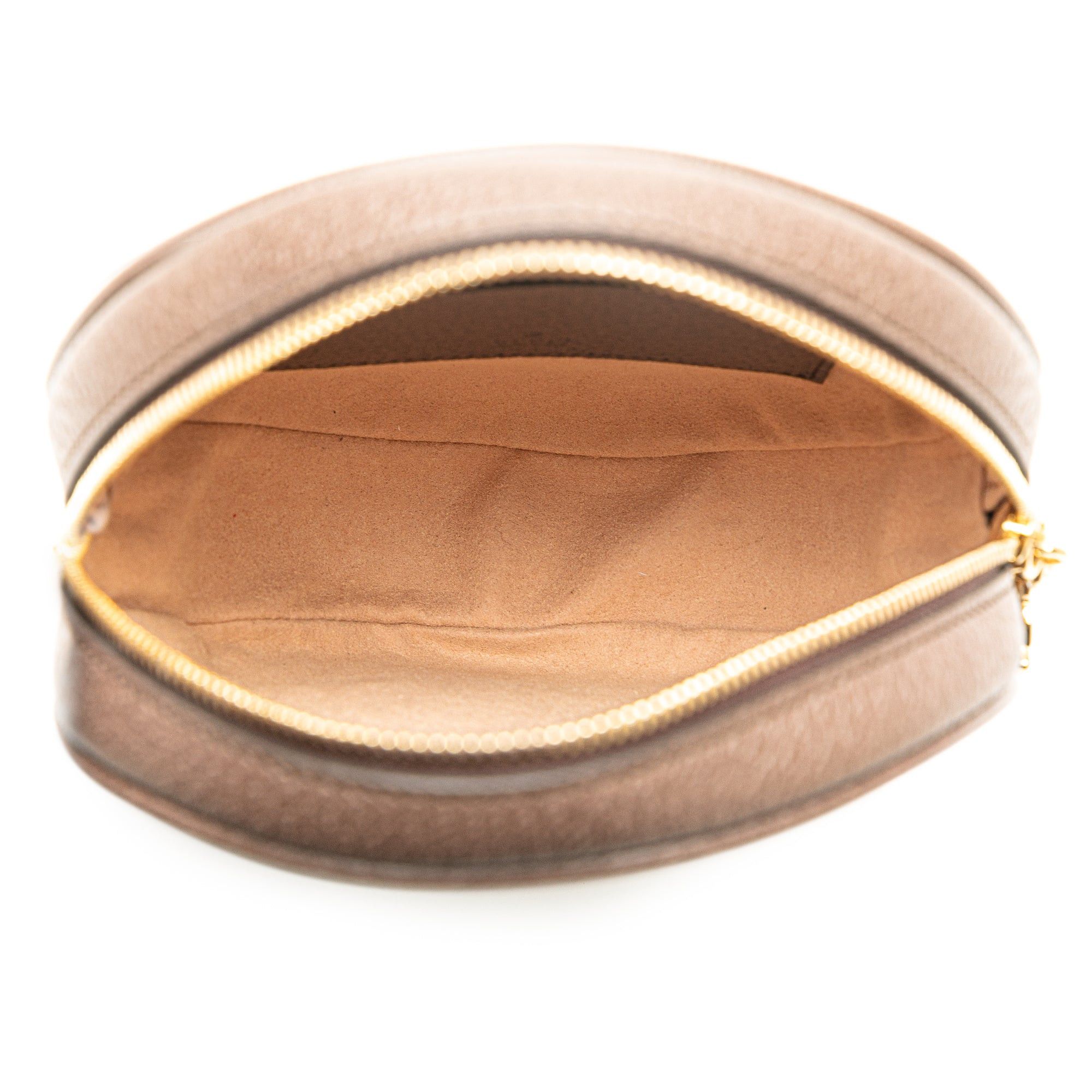 Gucci Gucci GG Supreme Ophidia Round Clutch Brown Size ONE SIZE - 4 Thumbnail
